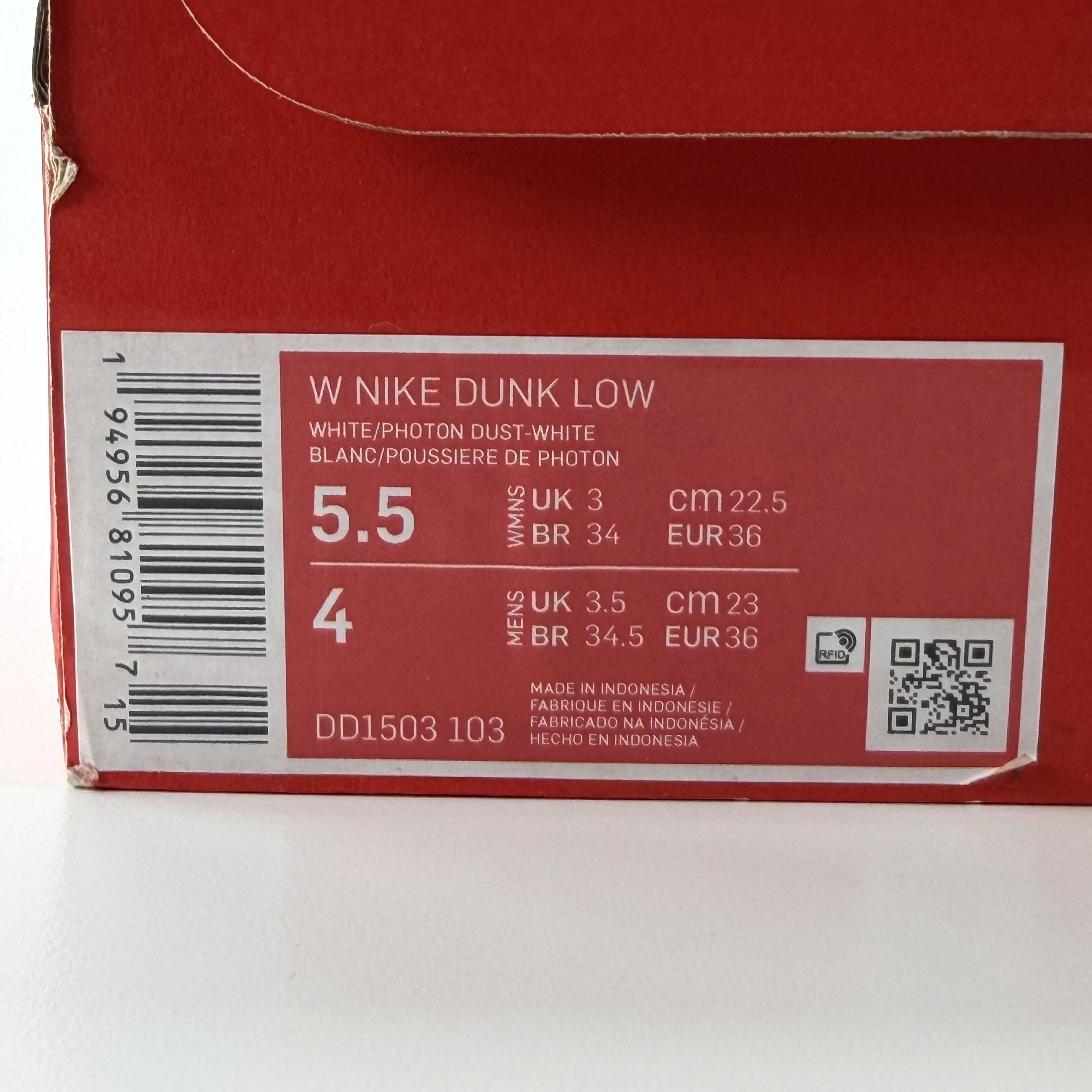 803386 Nike Dunk Low Photon Dust (Women's)