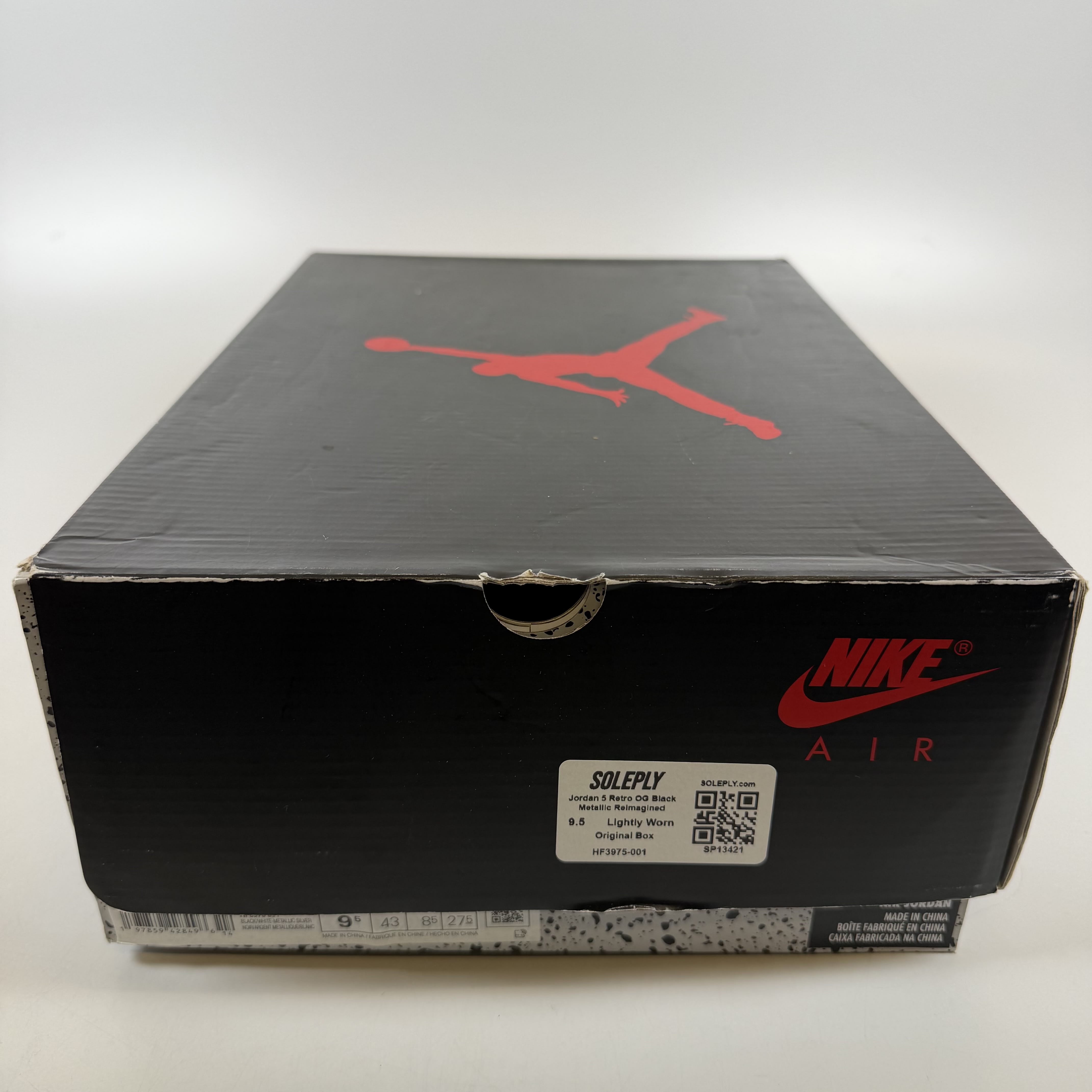 SP13421 Jordan 5 Retro OG Black Metallic Reimagined