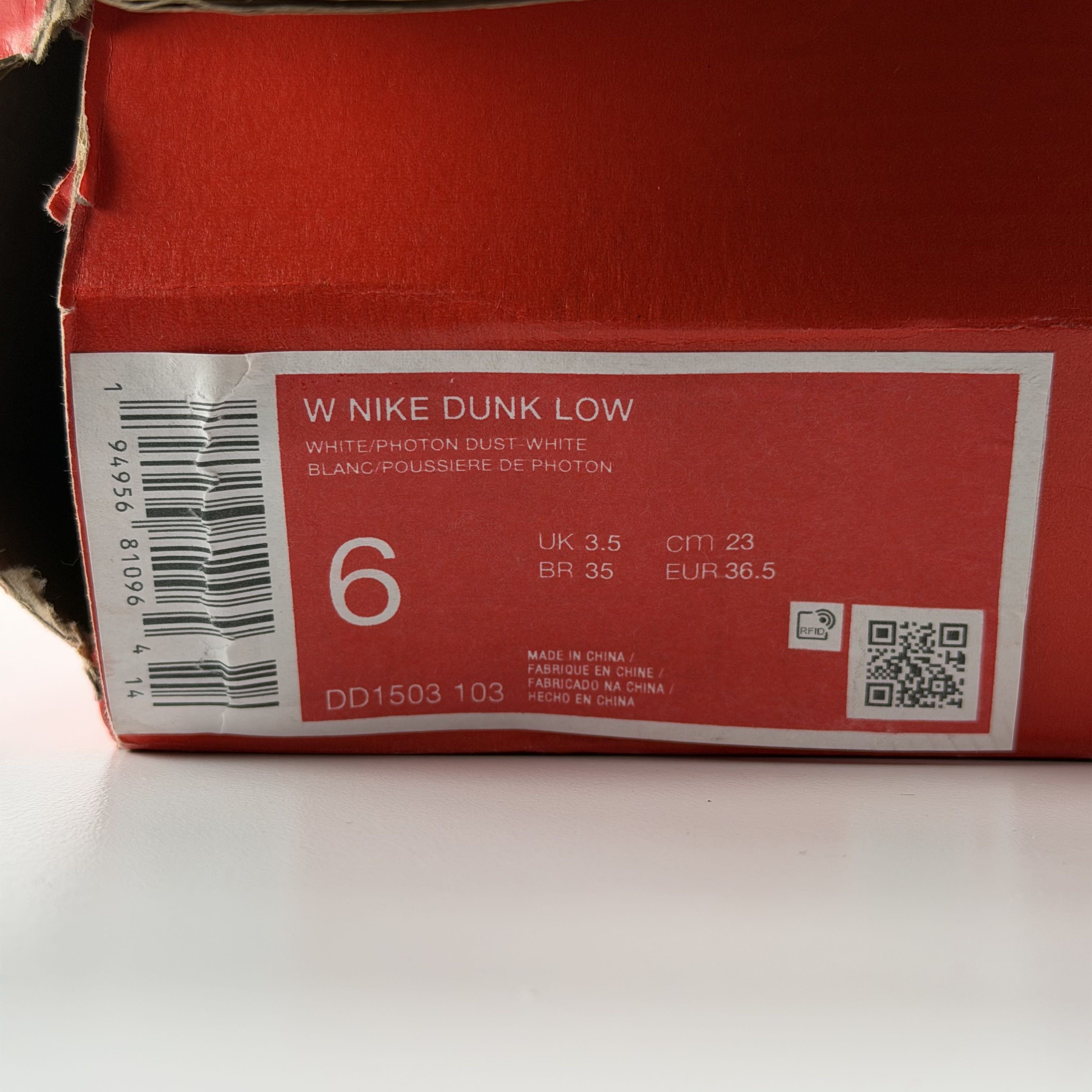 279922 Nike Dunk Low Photon Dust (Women's)