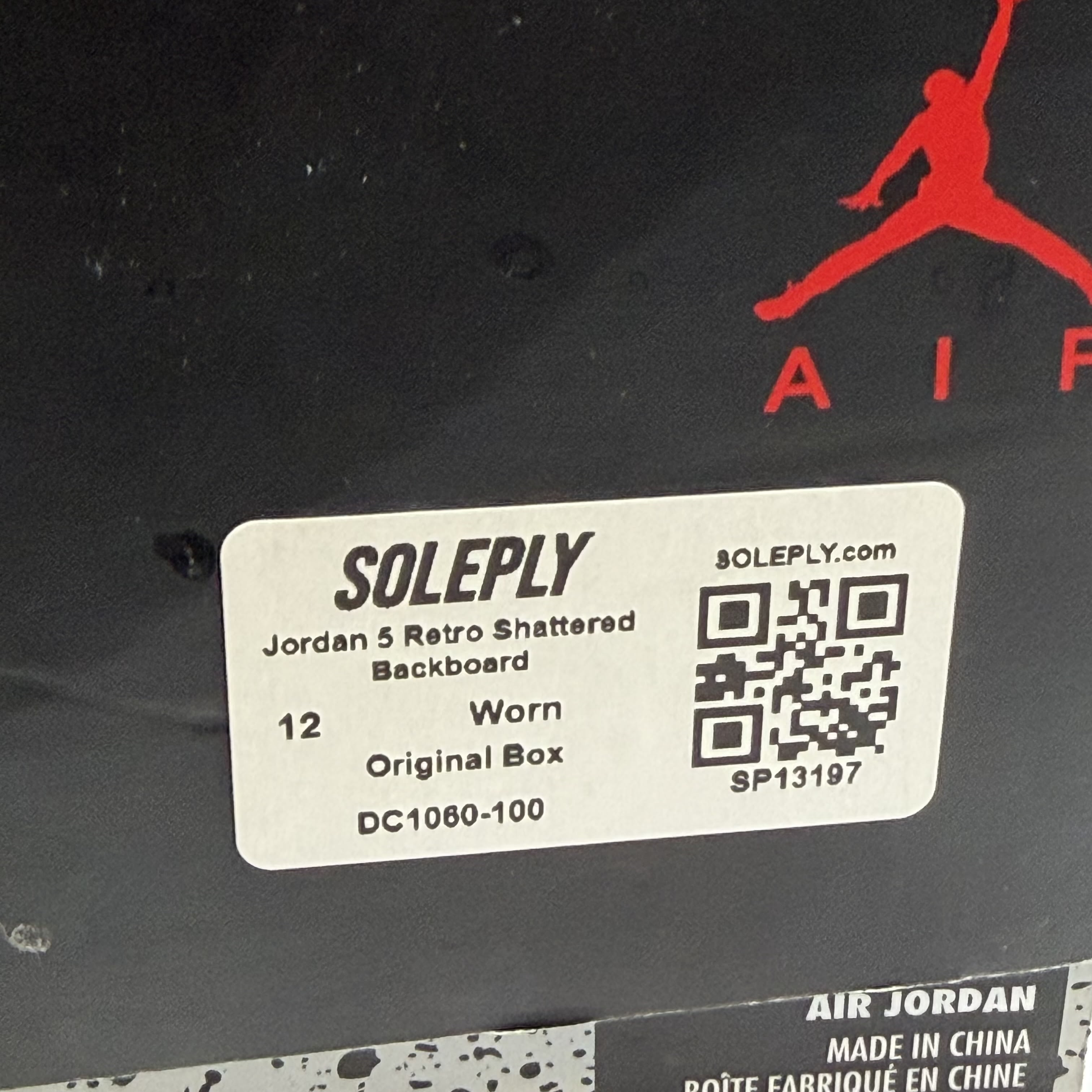[SP13197] Jordan 5 Retro Shattered Backboard