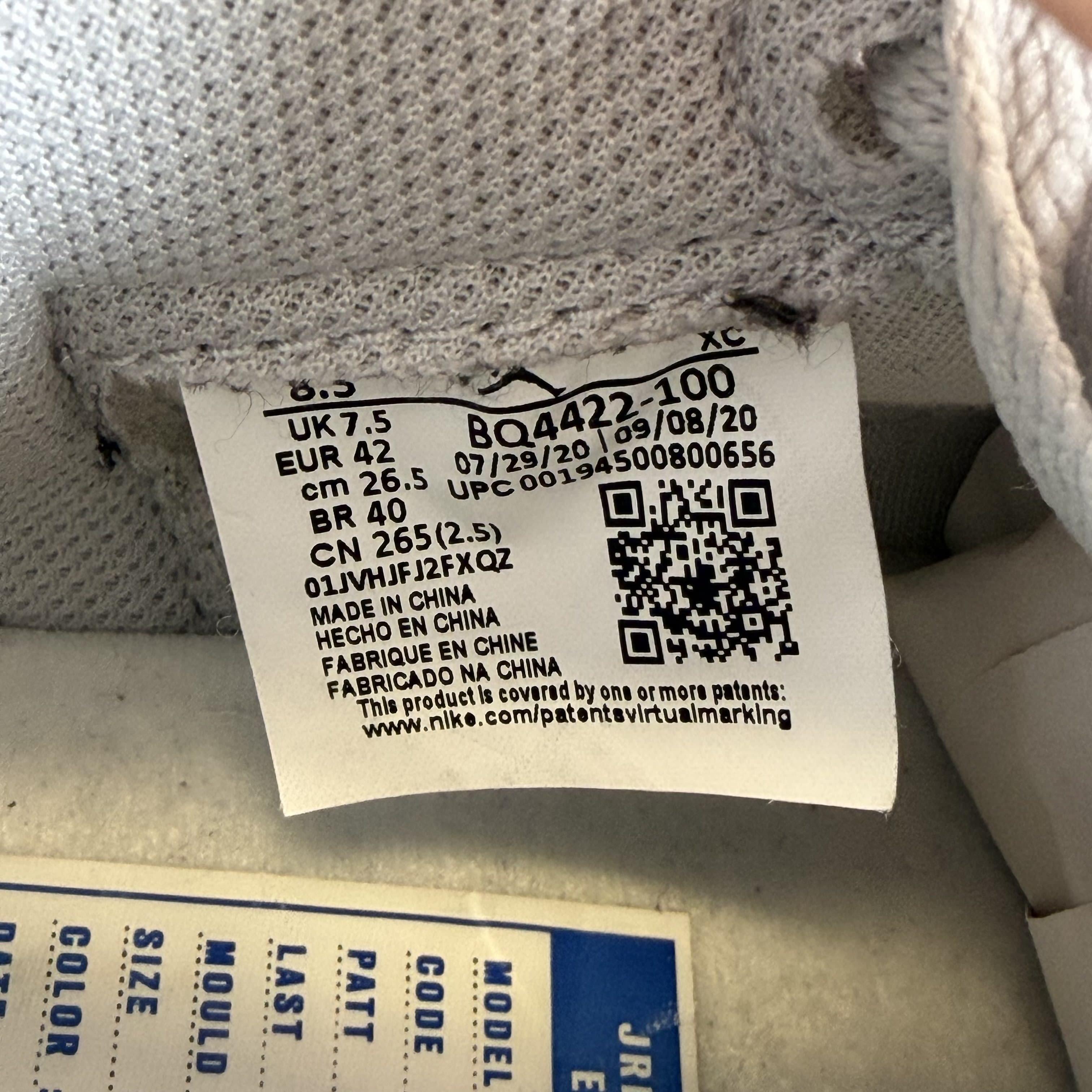 681921 Jordan 1 Retro High '85 Neutral Grey