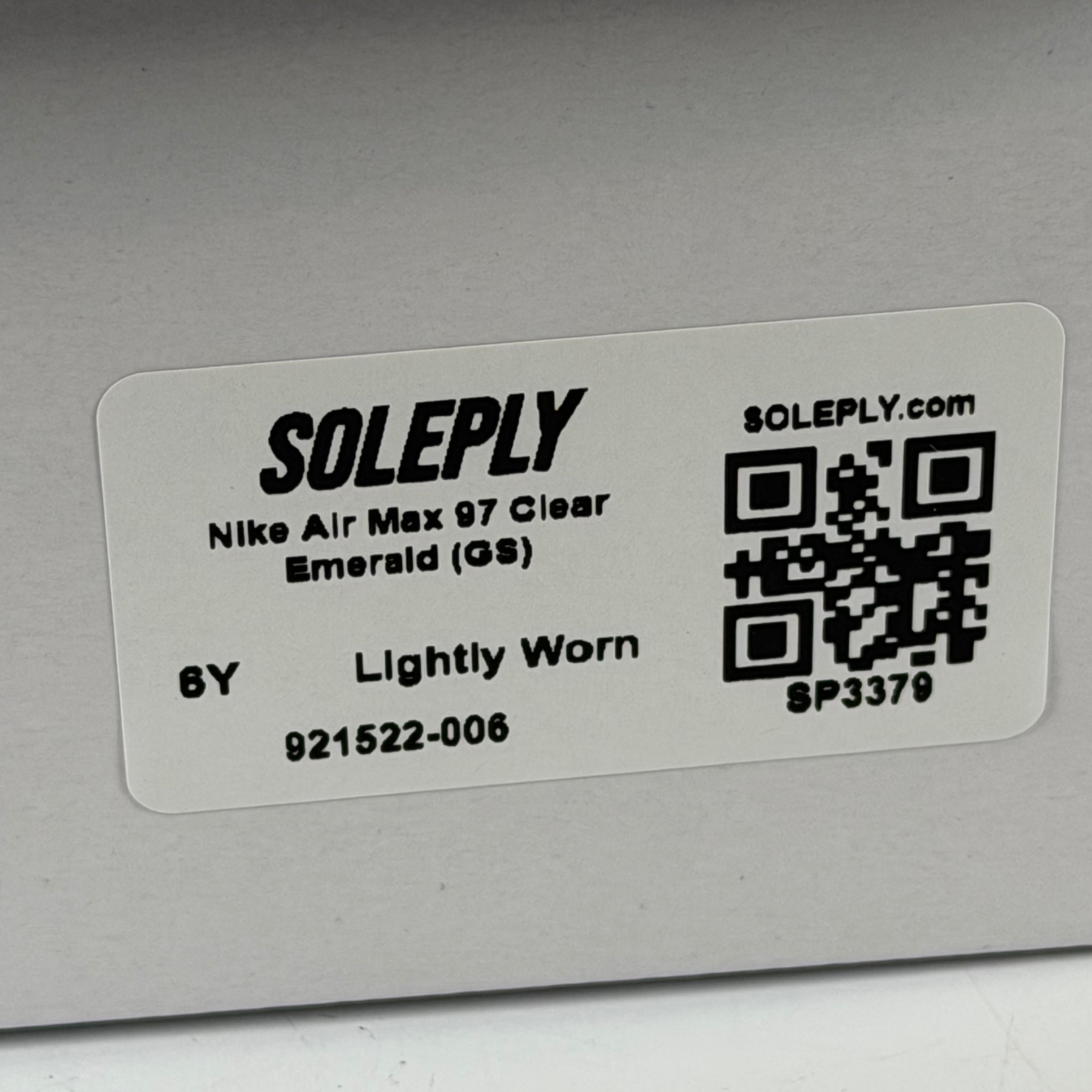 SP3379 Nike Air Max 97 Clear Emerald (GS)