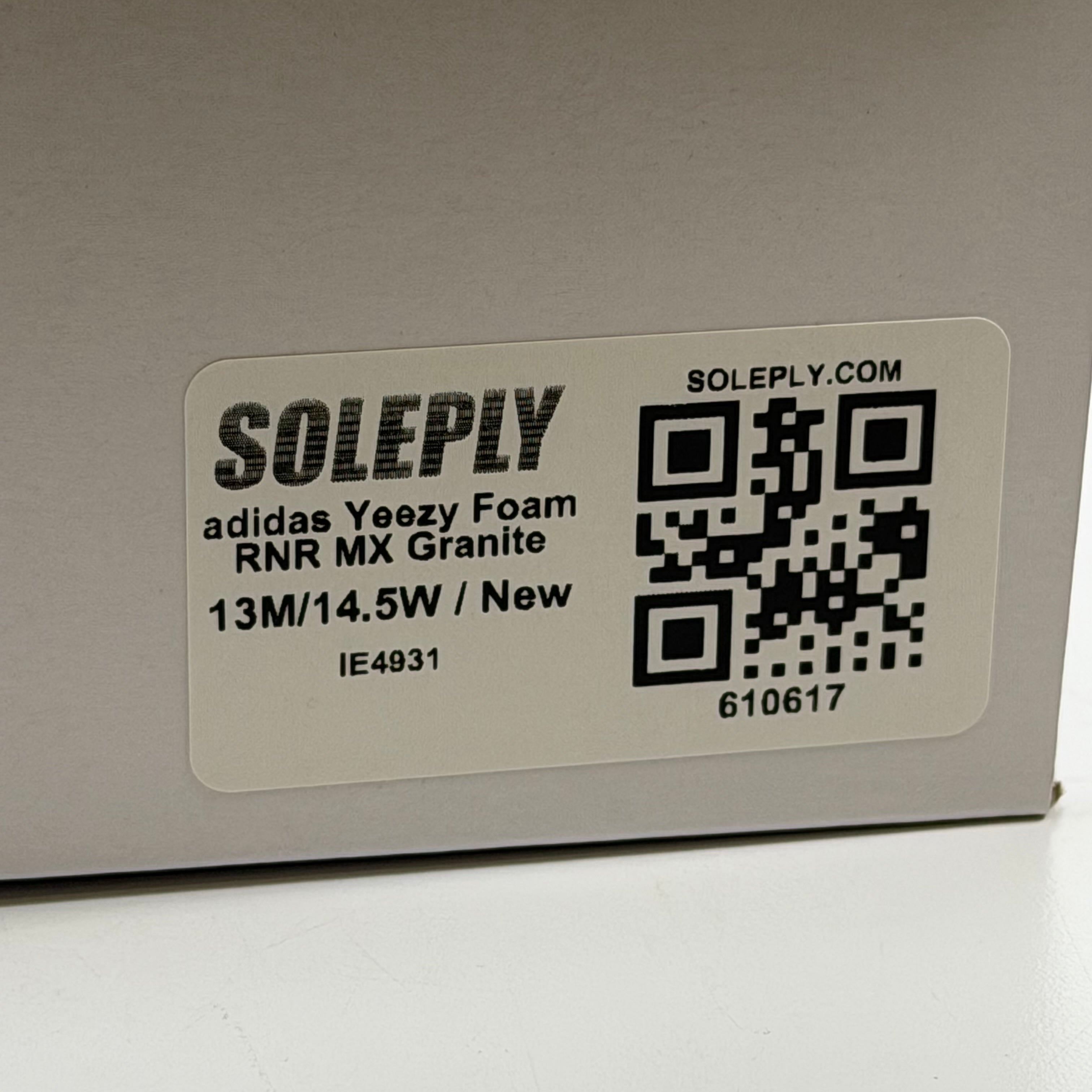 610617 adidas Yeezy Foam RNR MX Granite