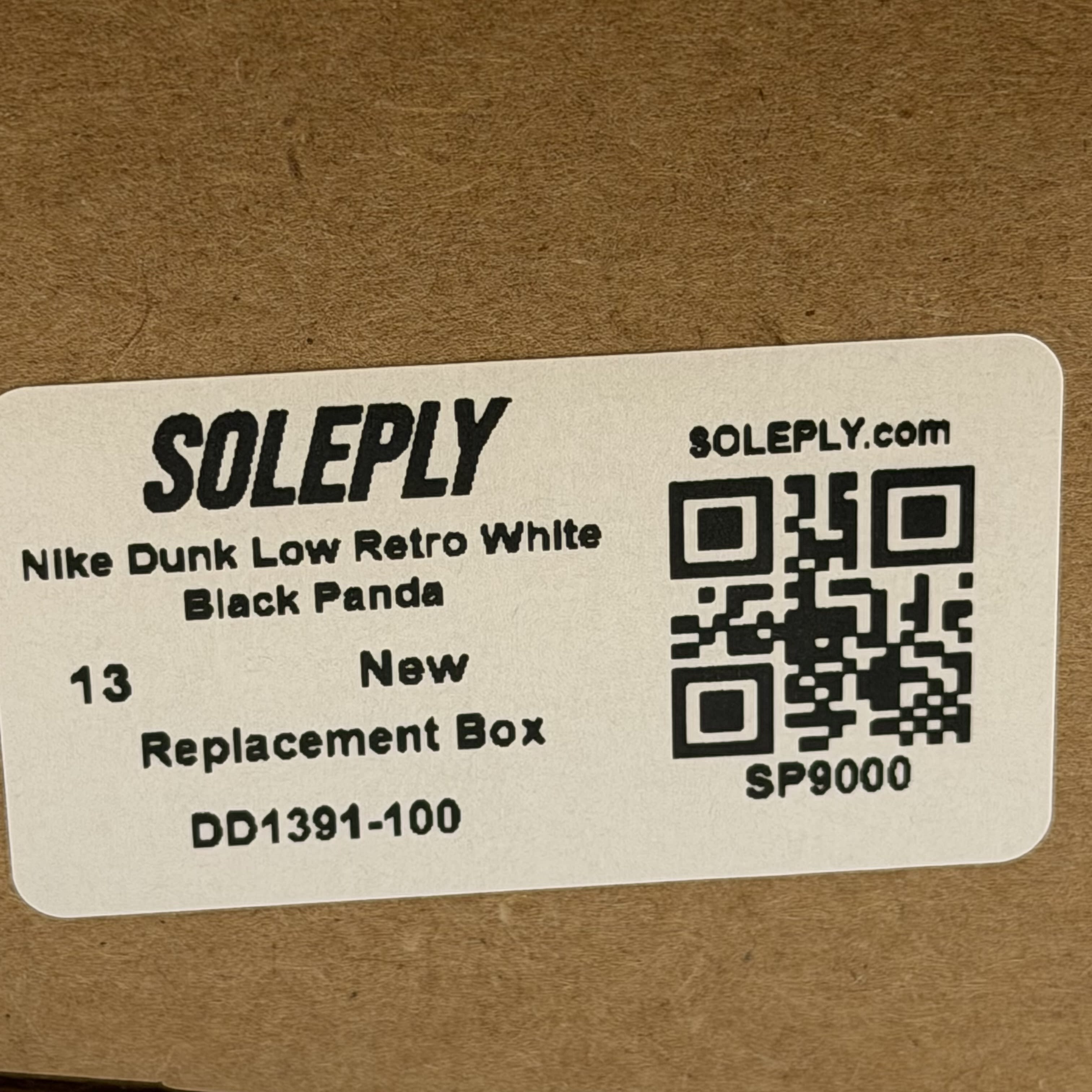 [SP9000] Nike Dunk Low Retro White Black Panda