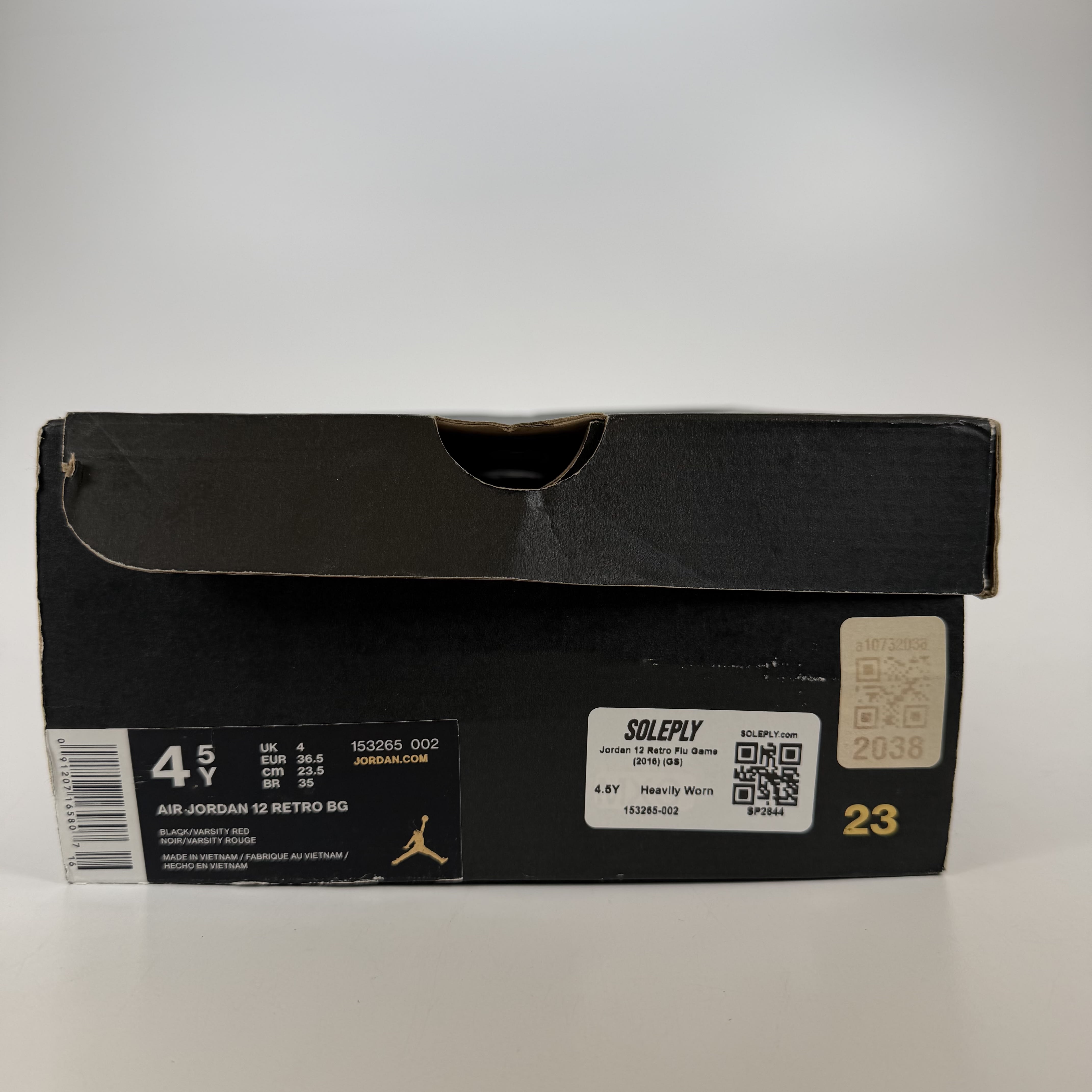 SP2844 Jordan 12 Retro Flu Game (2016) (GS)