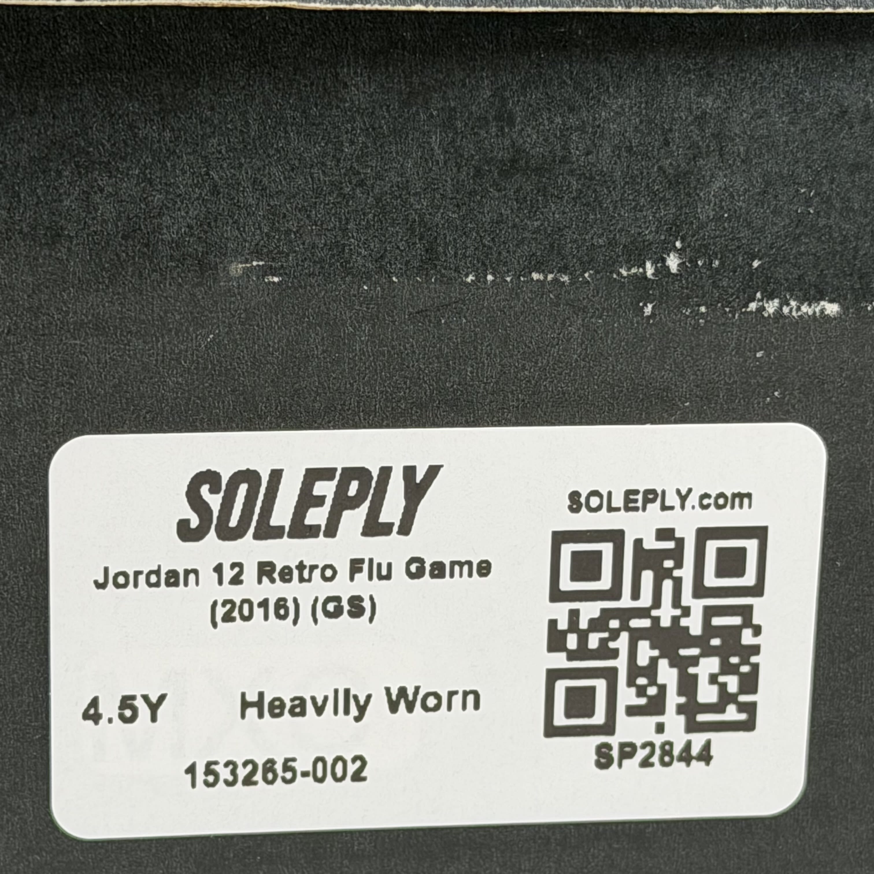 SP2844 Jordan 12 Retro Flu Game (2016) (GS)