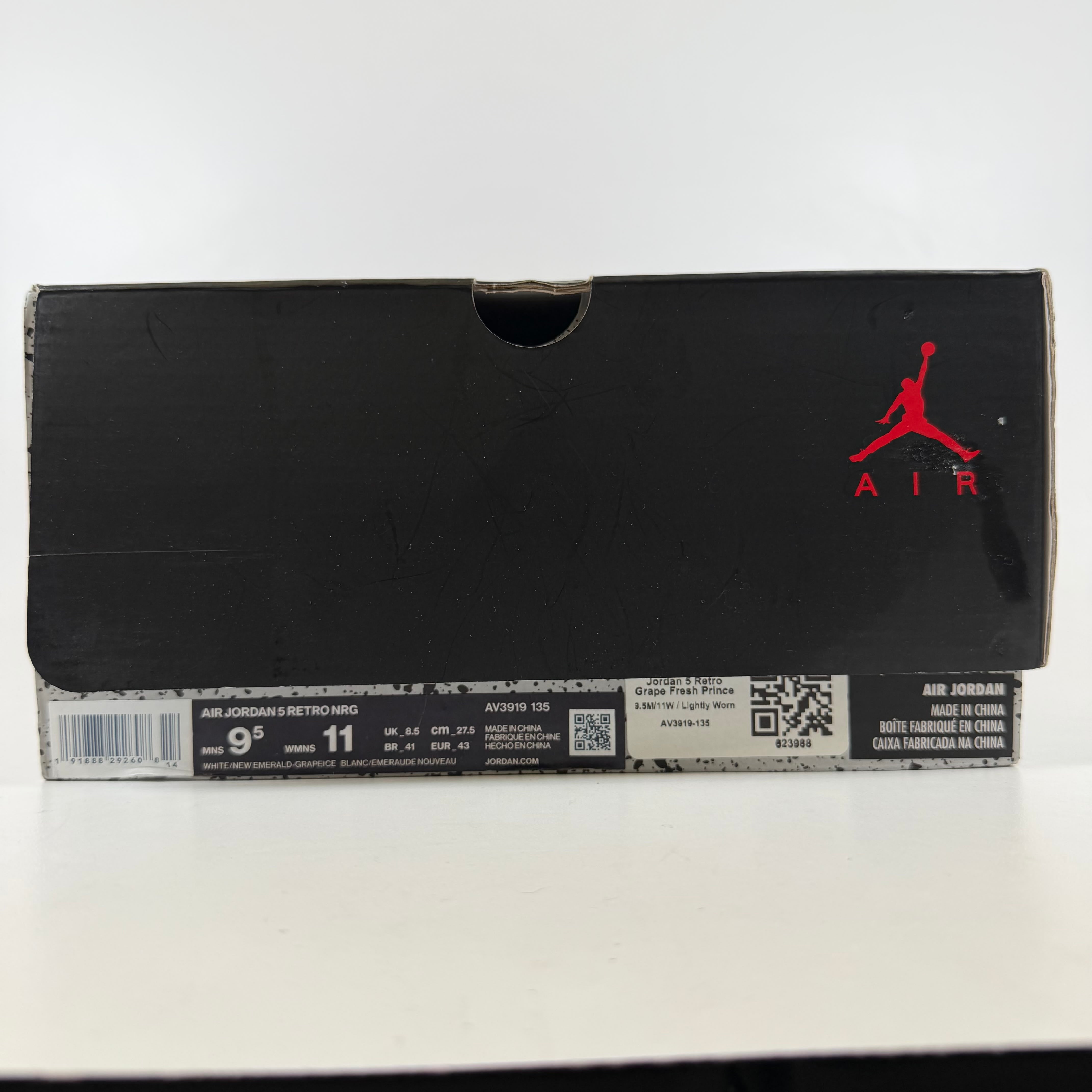 623988 Jordan 5 Retro Grape Fresh Prince