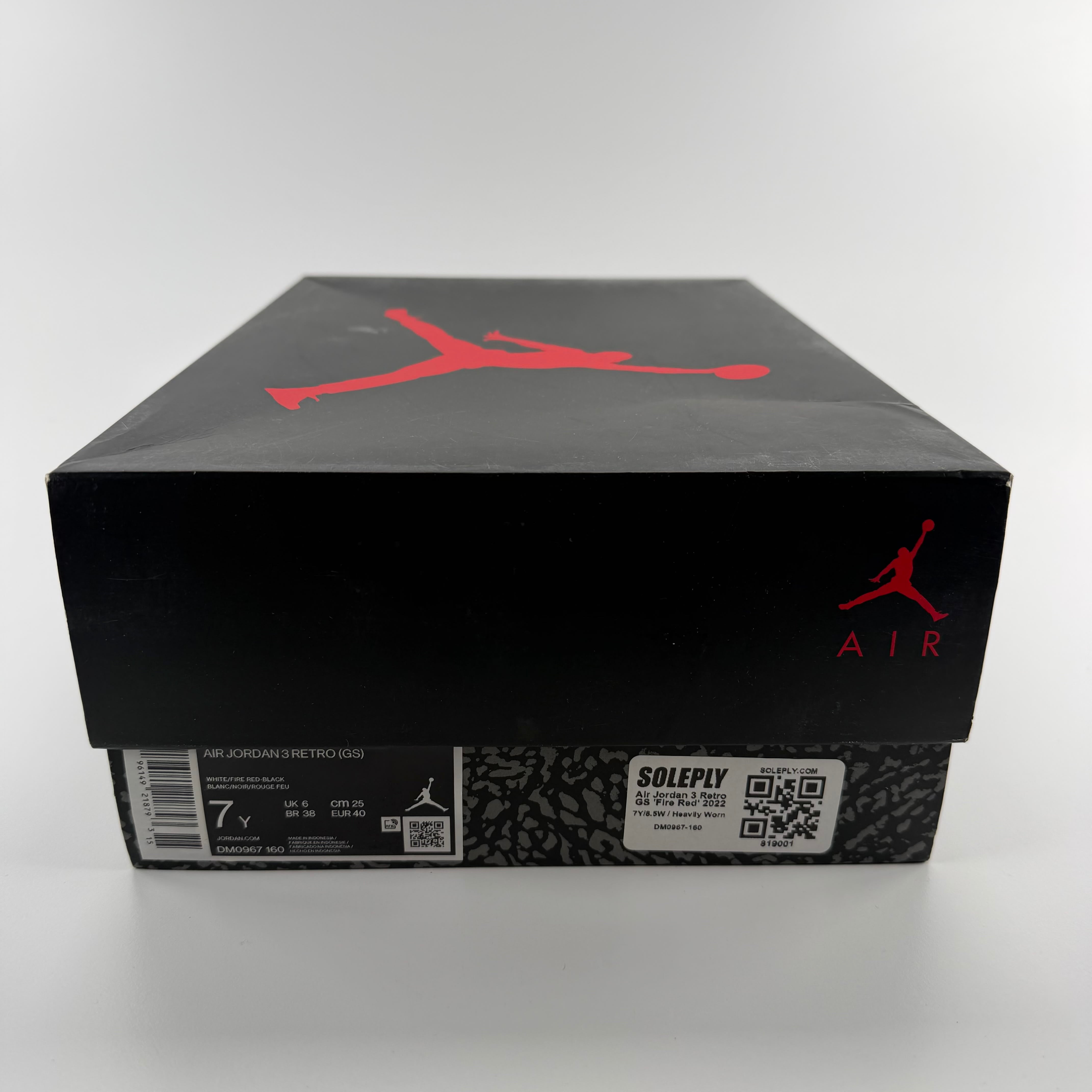 819001 Jordan 3 Retro Fire Red (2022) (GS)