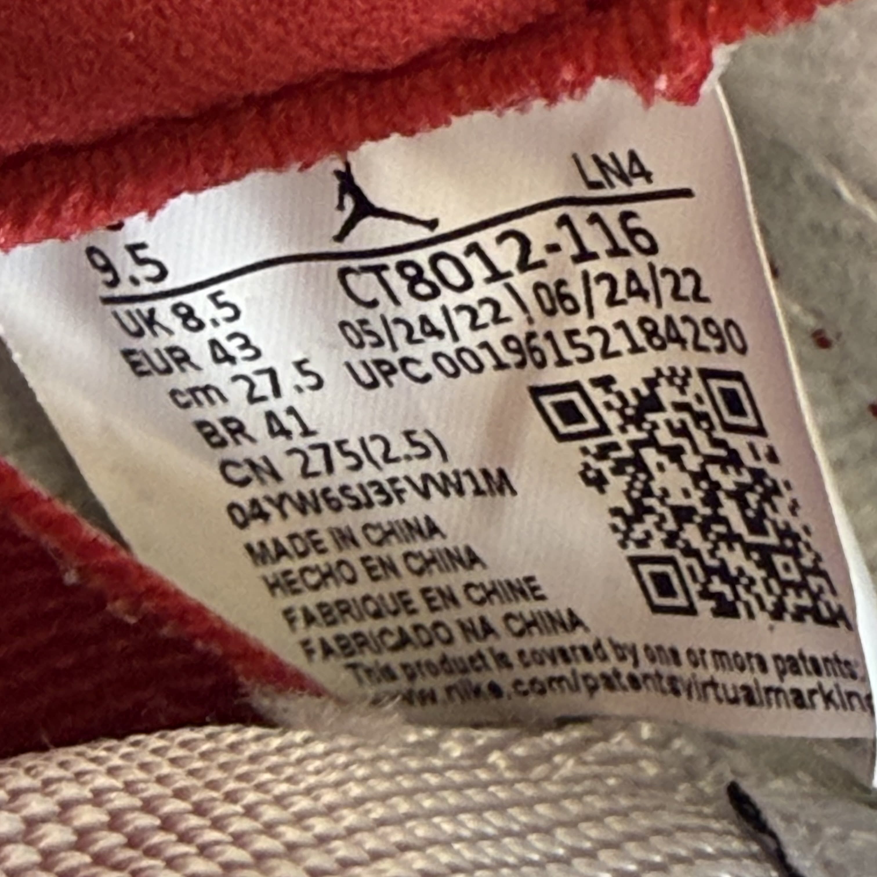 709506 Jordan 11 Retro Cherry (2022)