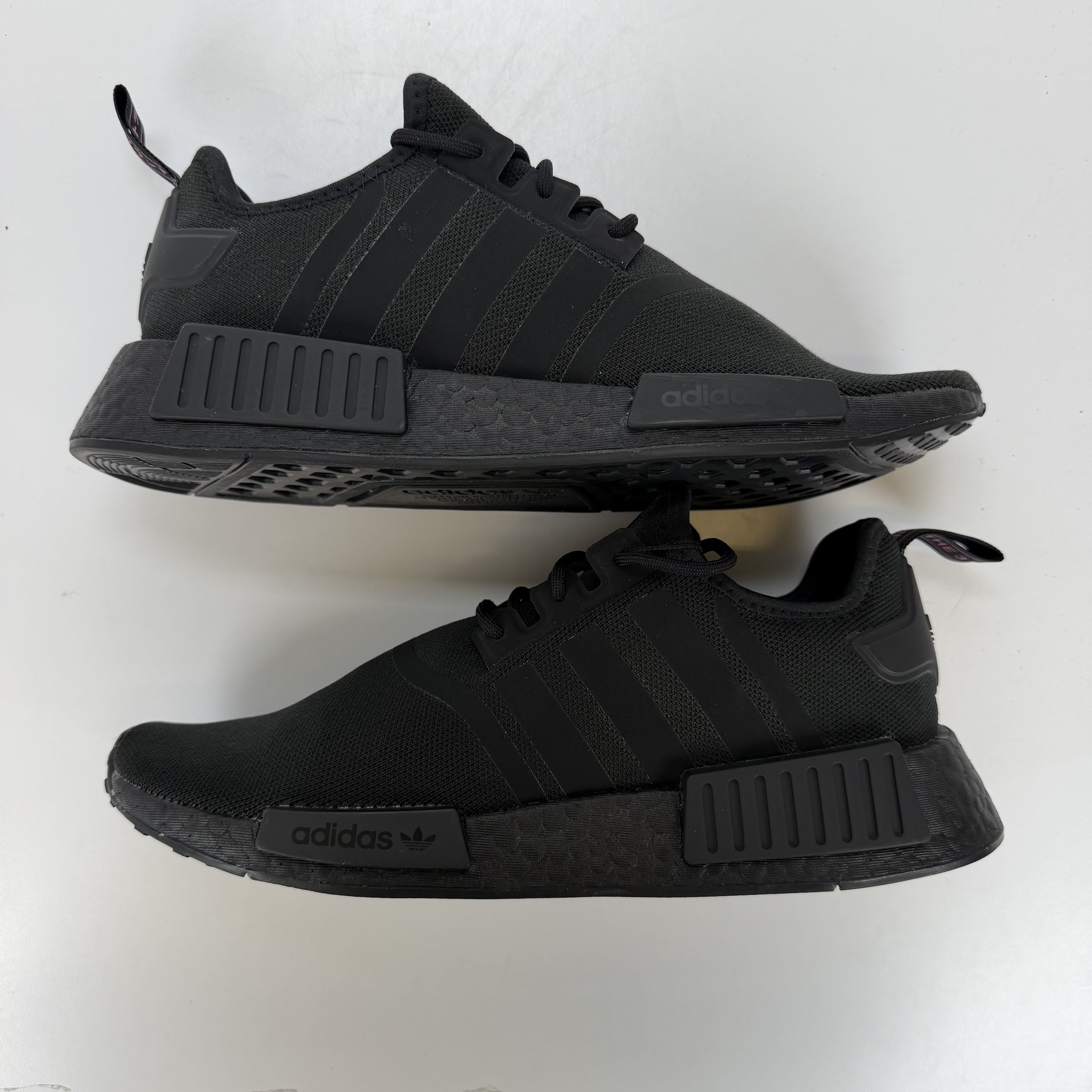 SP4377 adidas NMD R1 Primeblue Black Solar Pink (Women's)