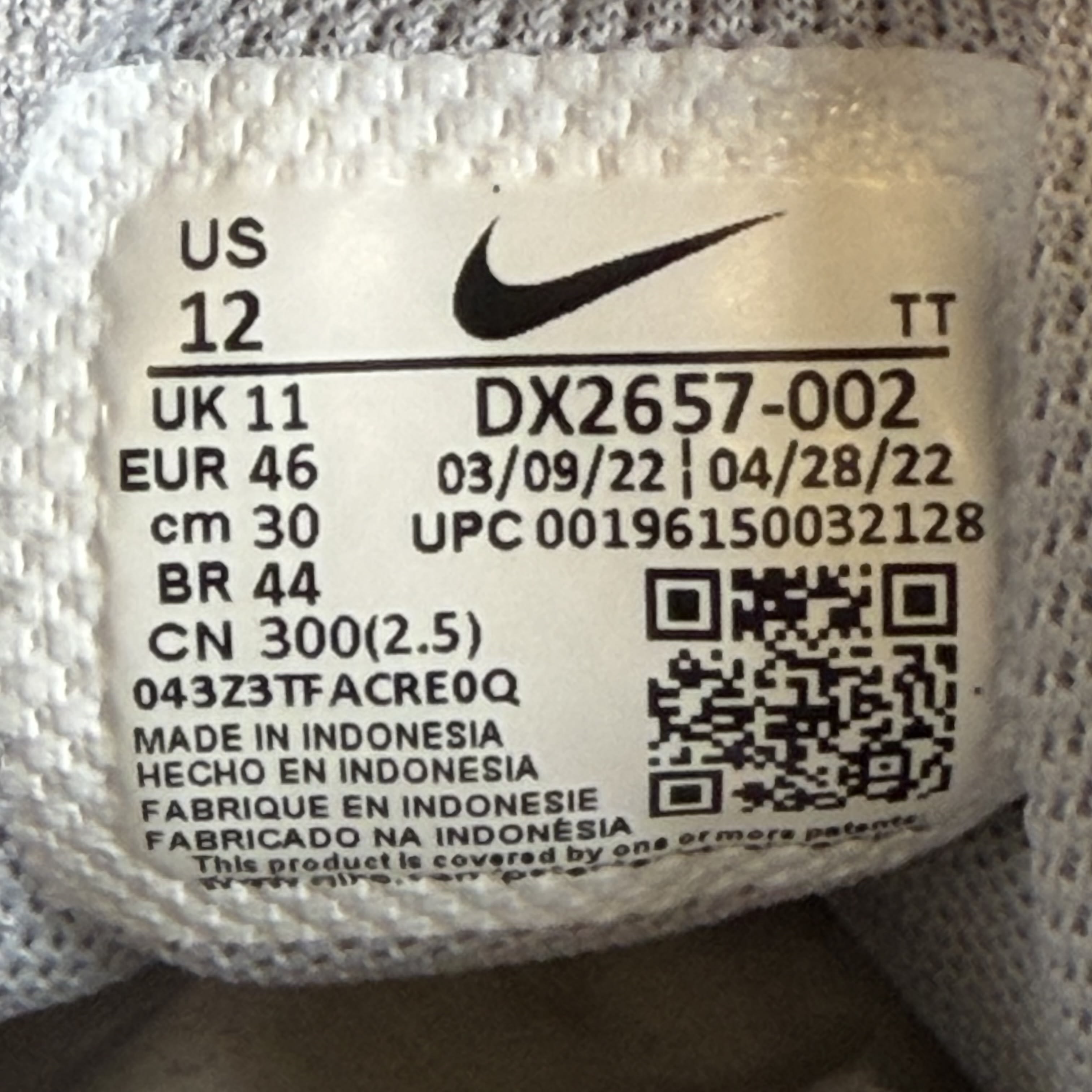 SP3909 Nike Air Max 95 Greyscale