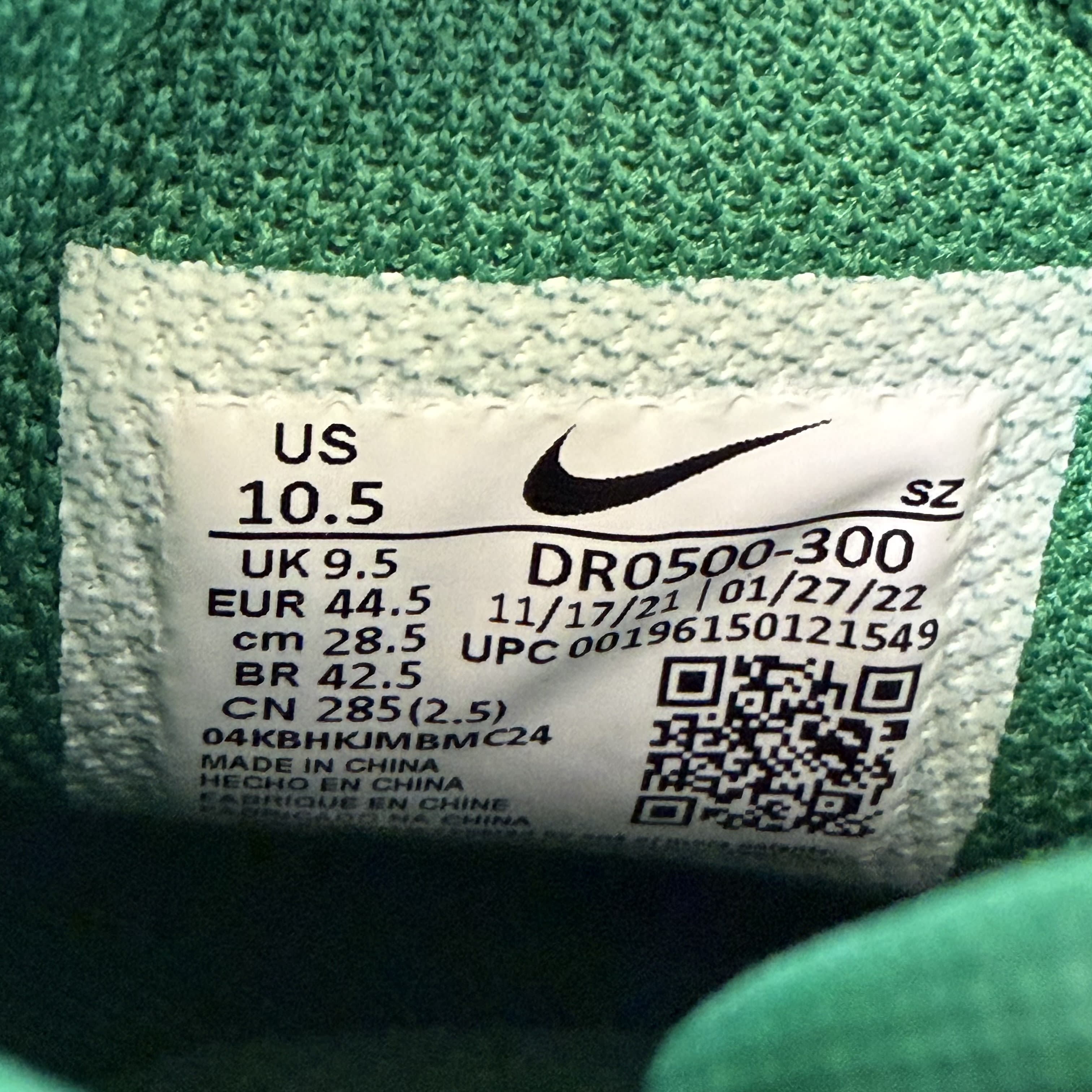 SP6853 Nike Air Force 1 Mid Off-White Pine Green