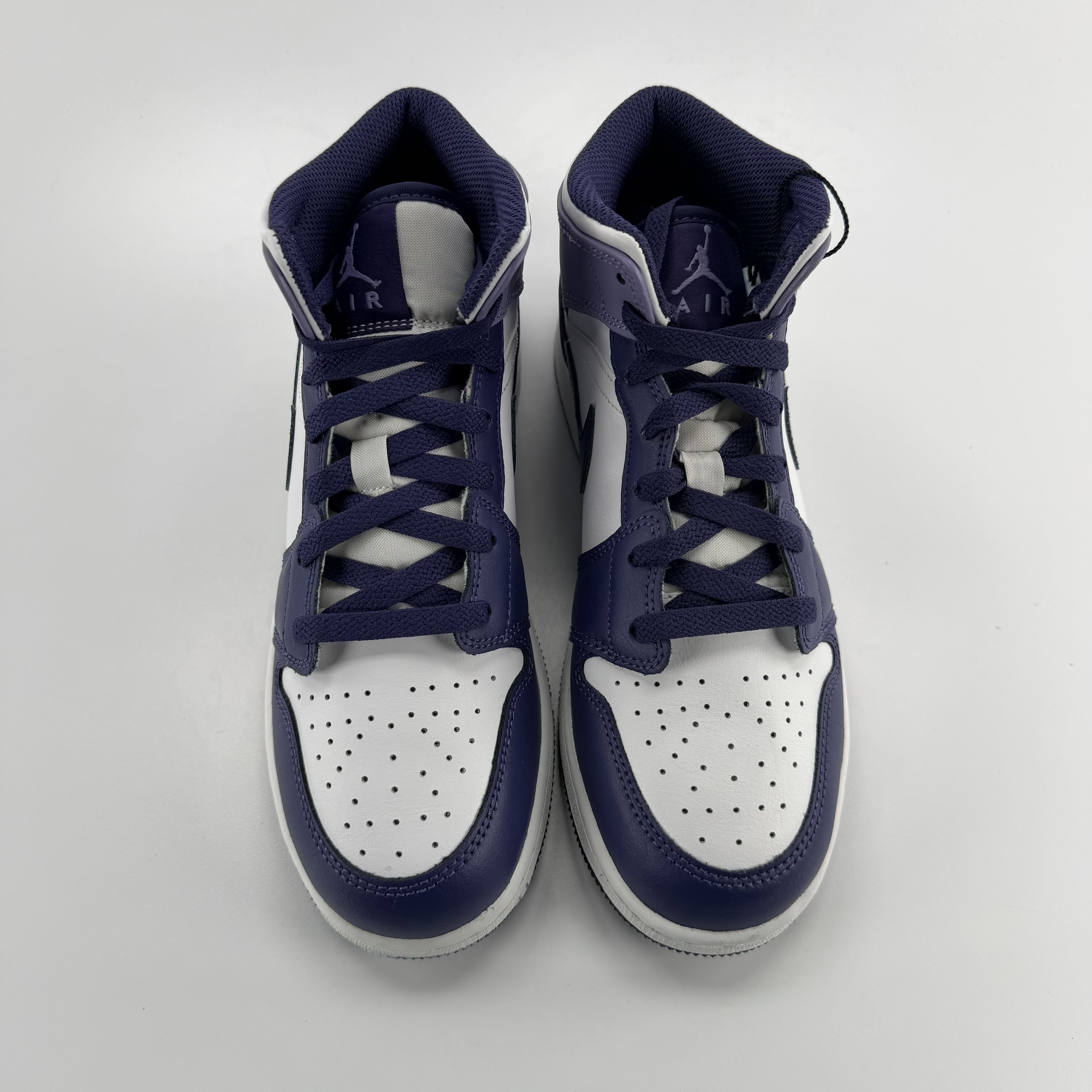274552 Jordan 1 Mid White Sky J Purple (GS)