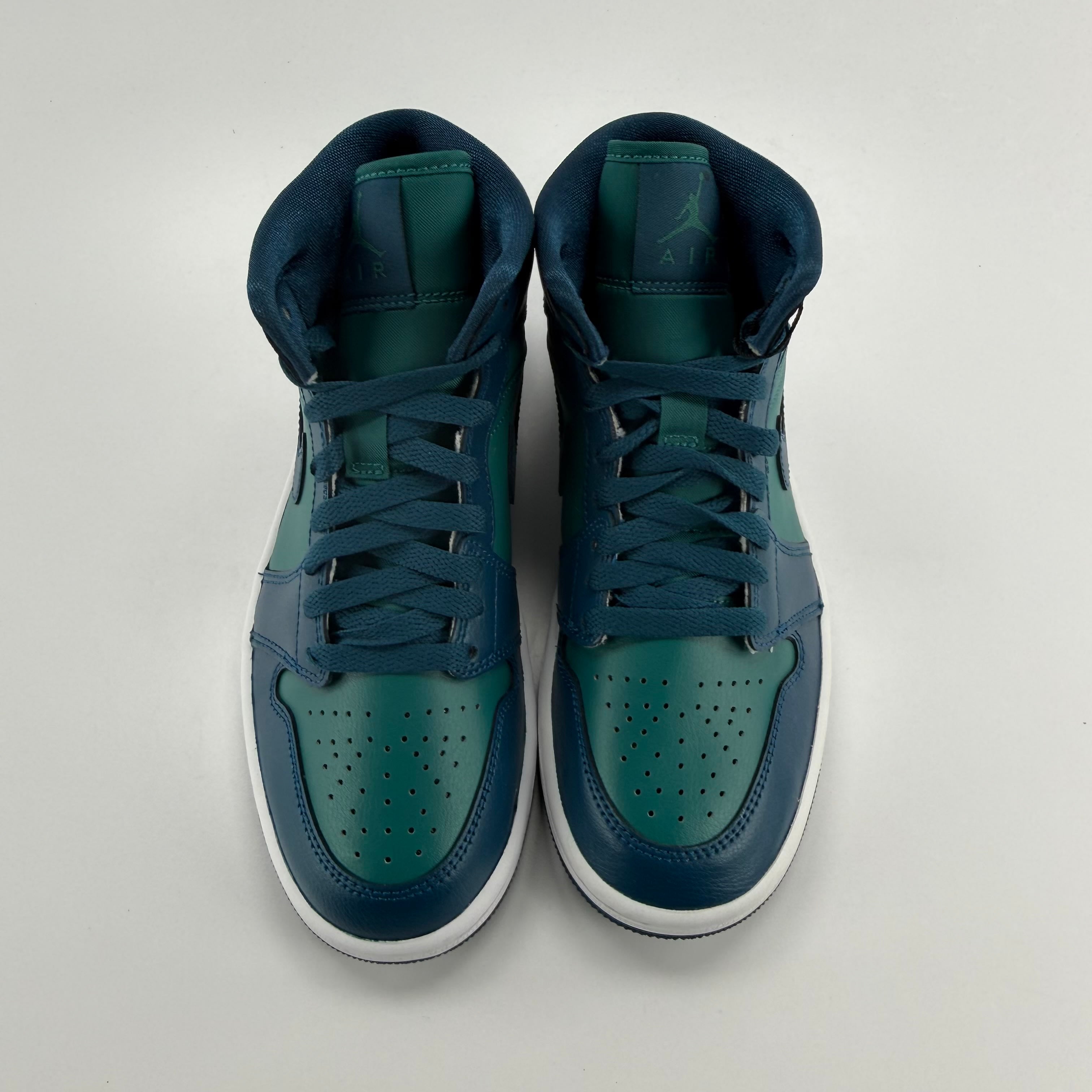 269297 Jordan 1 Mid Teal French Blue (Women's)