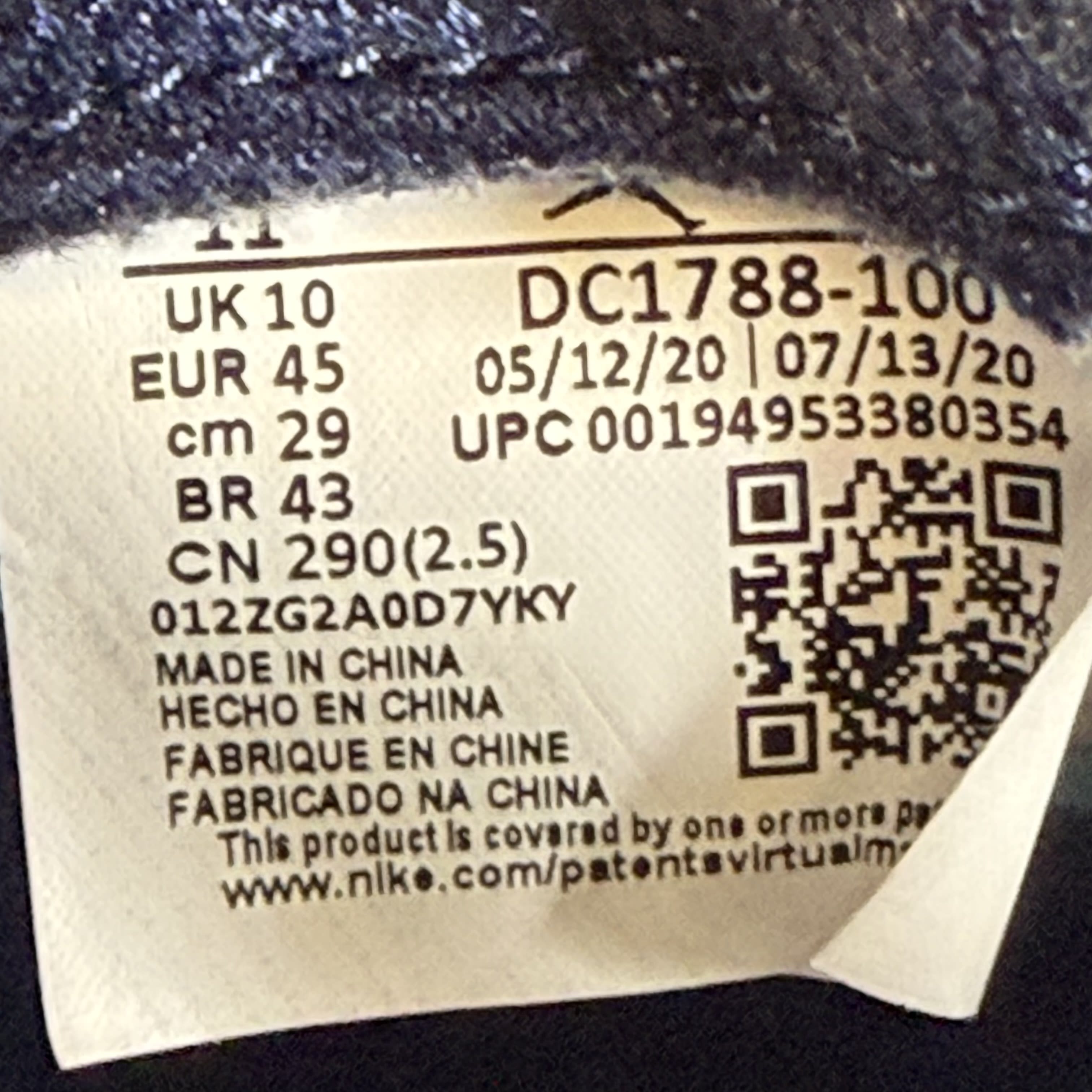 SP6869 Air Jordan 1 Retro High CO.JP 'Midnight Navy' 2020