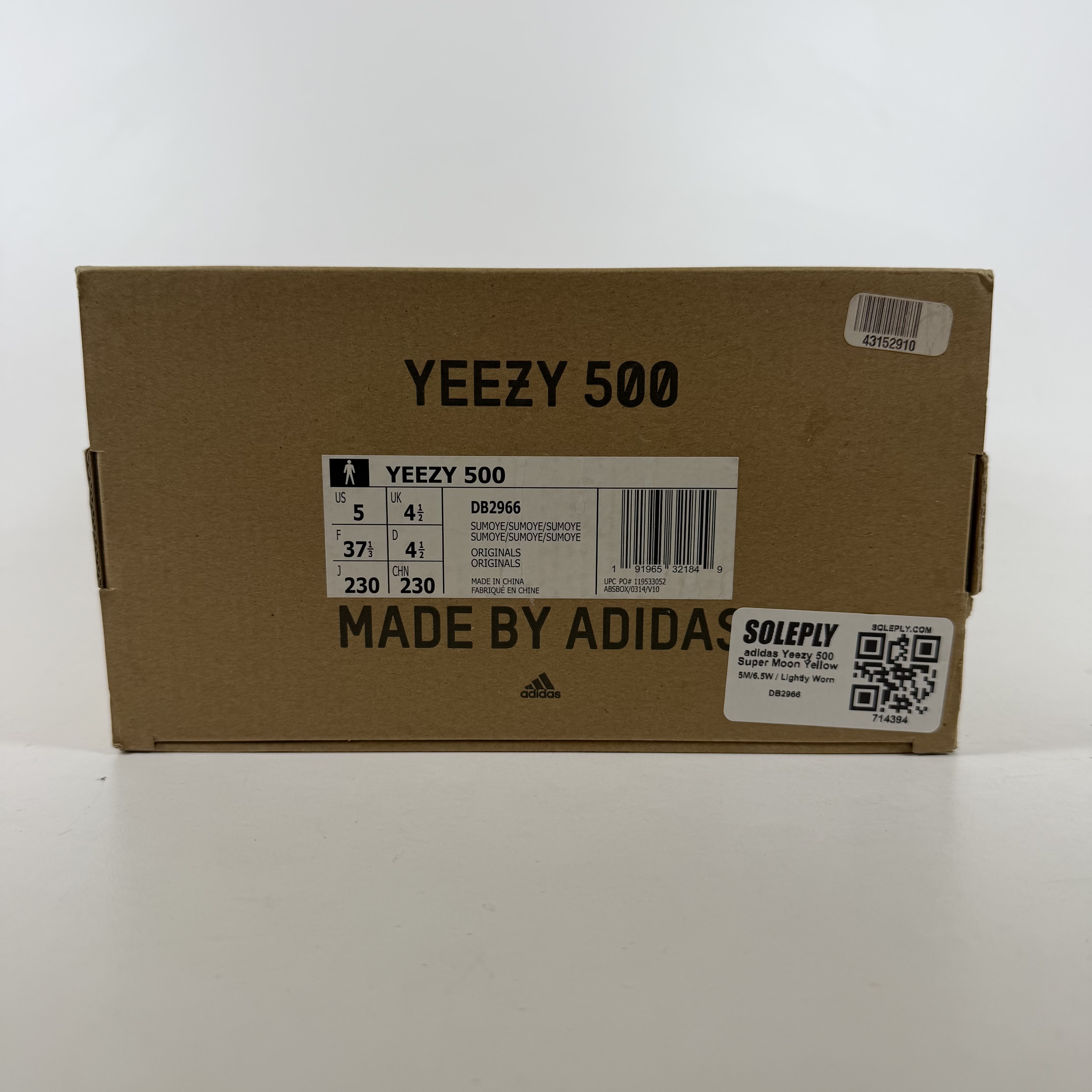 714394 adidas Yeezy 500 Super Moon Yellow