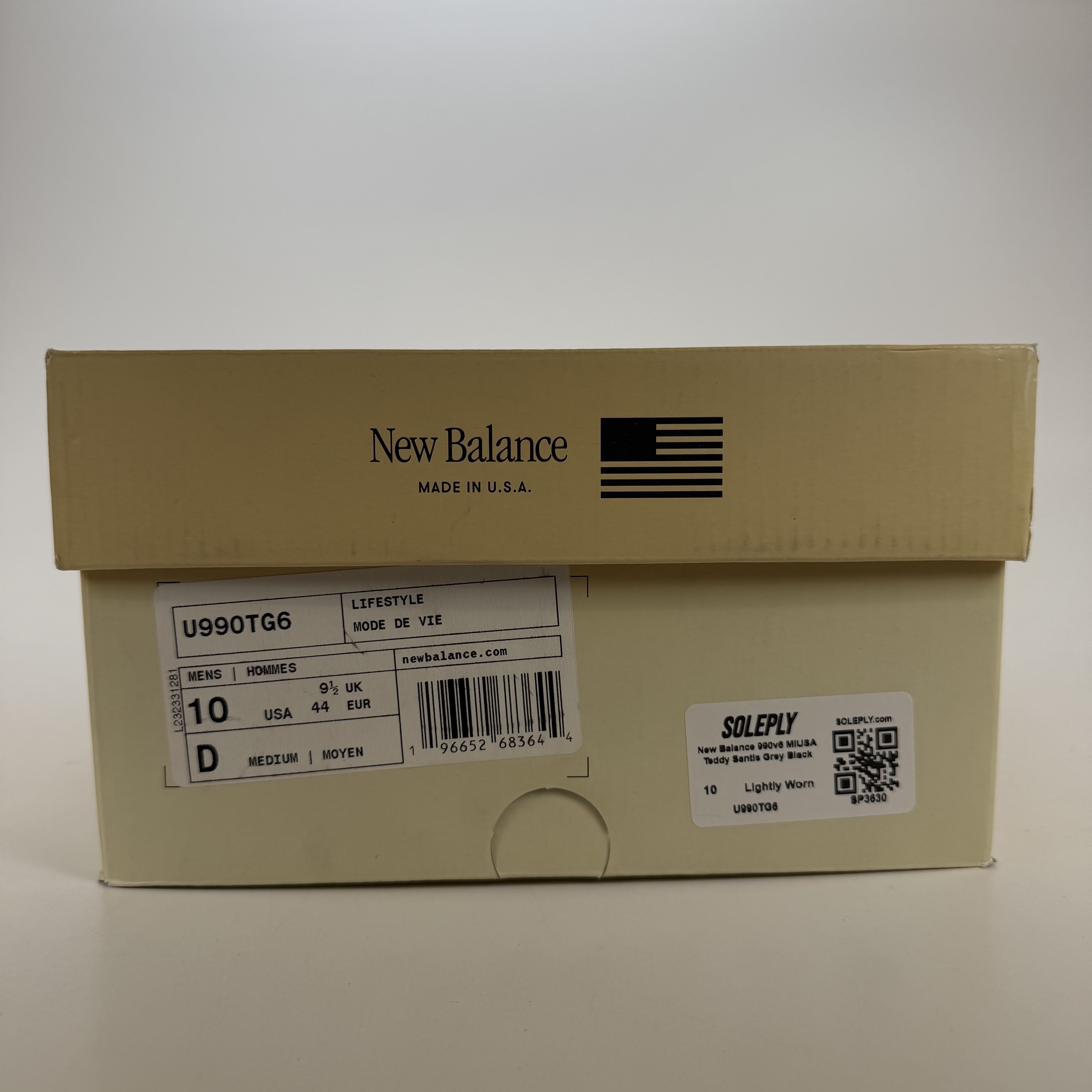 SP3630 New Balance 990v6 MiUSA Teddy Santis Grey Black