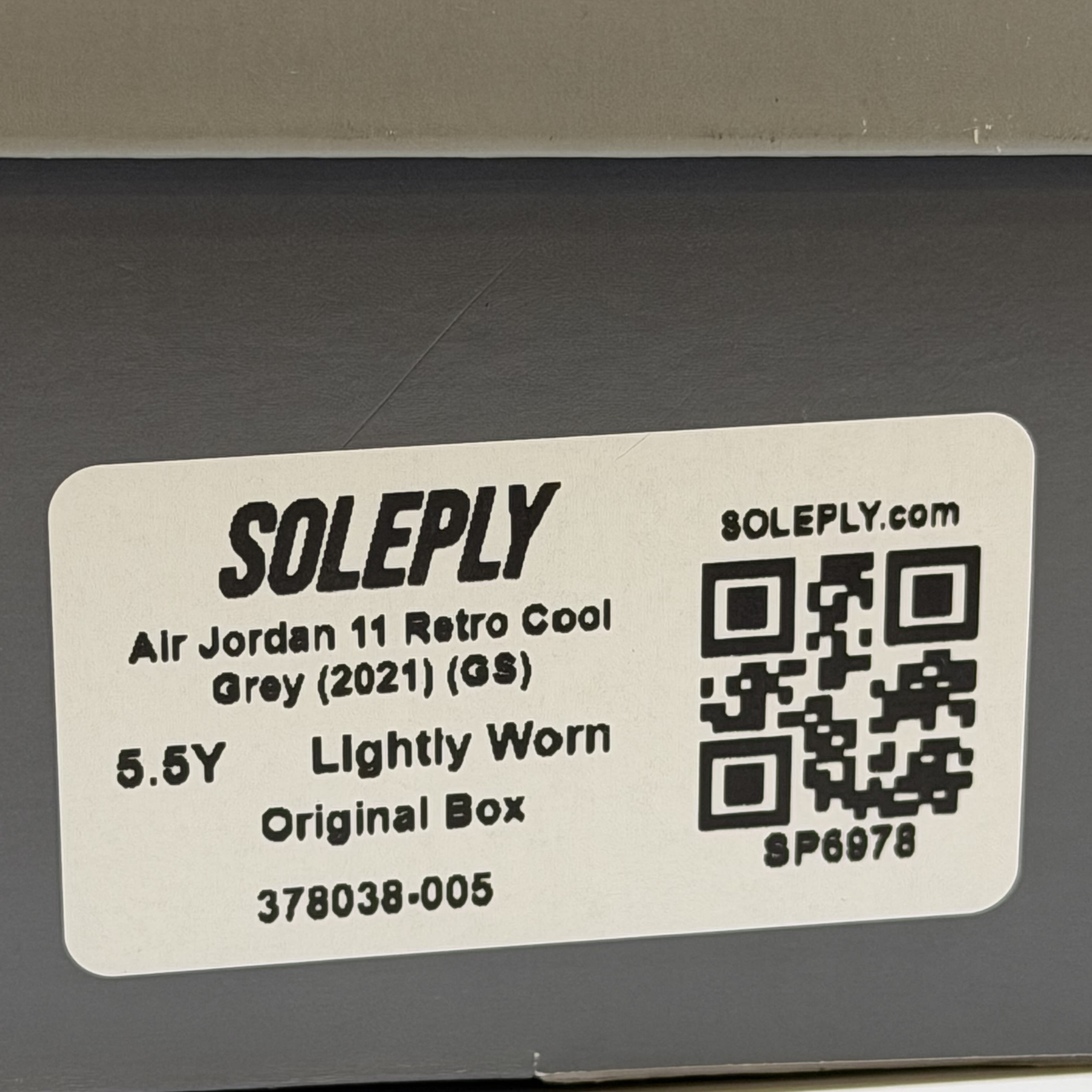 SP6978 Air Jordan 11 Retro Cool Grey (2021) (GS)