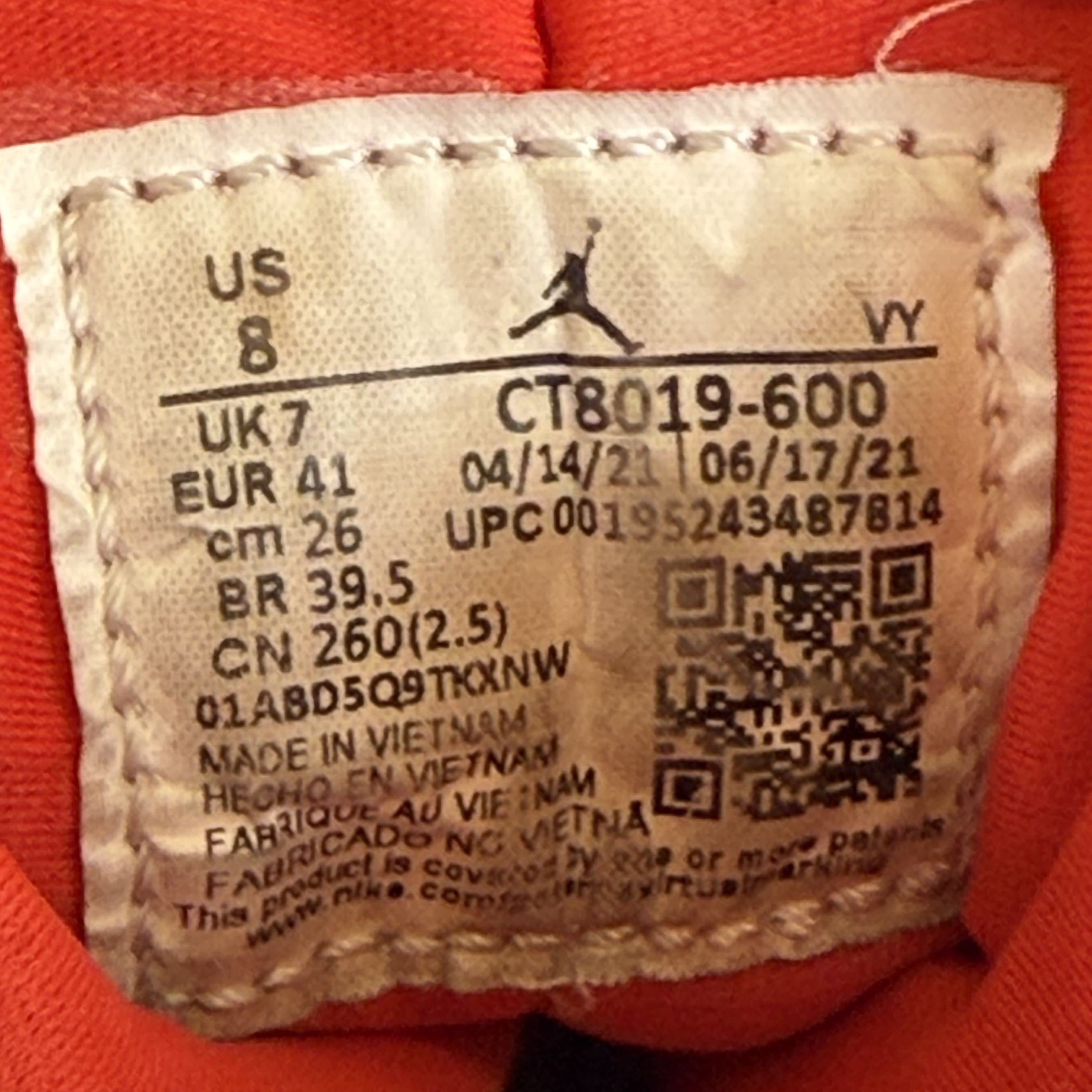 SP4433 Jordan 9 Retro Chile Red