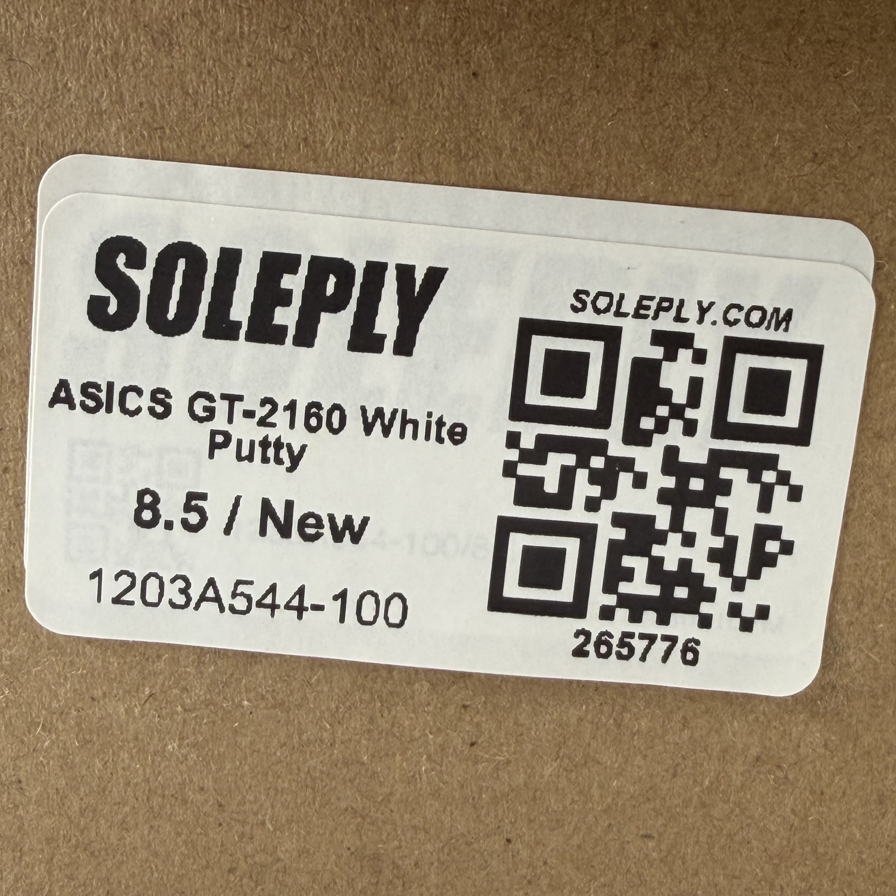 265776 ASICS GT-2160 White Putty