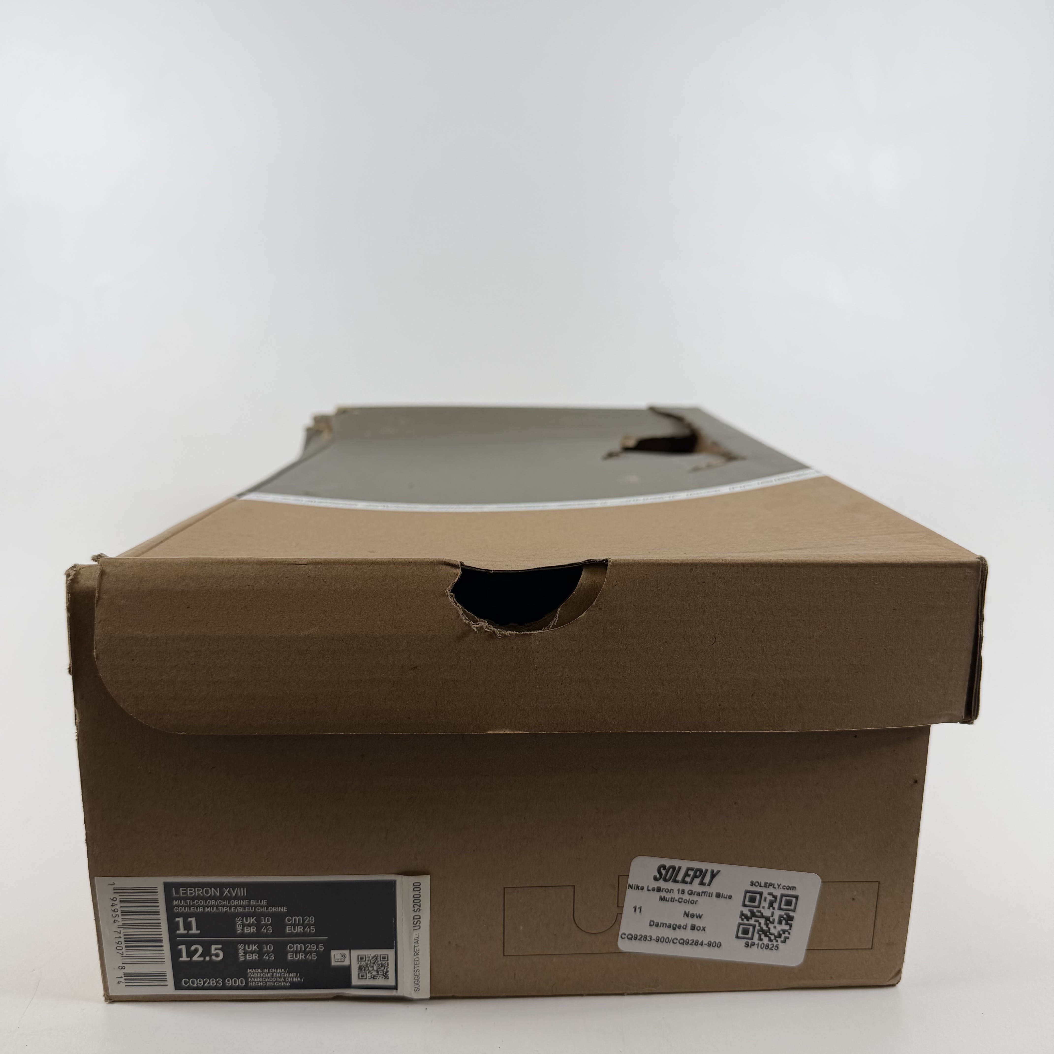 SP10825 Nike LeBron 18 Graffiti Blue Muti-Color