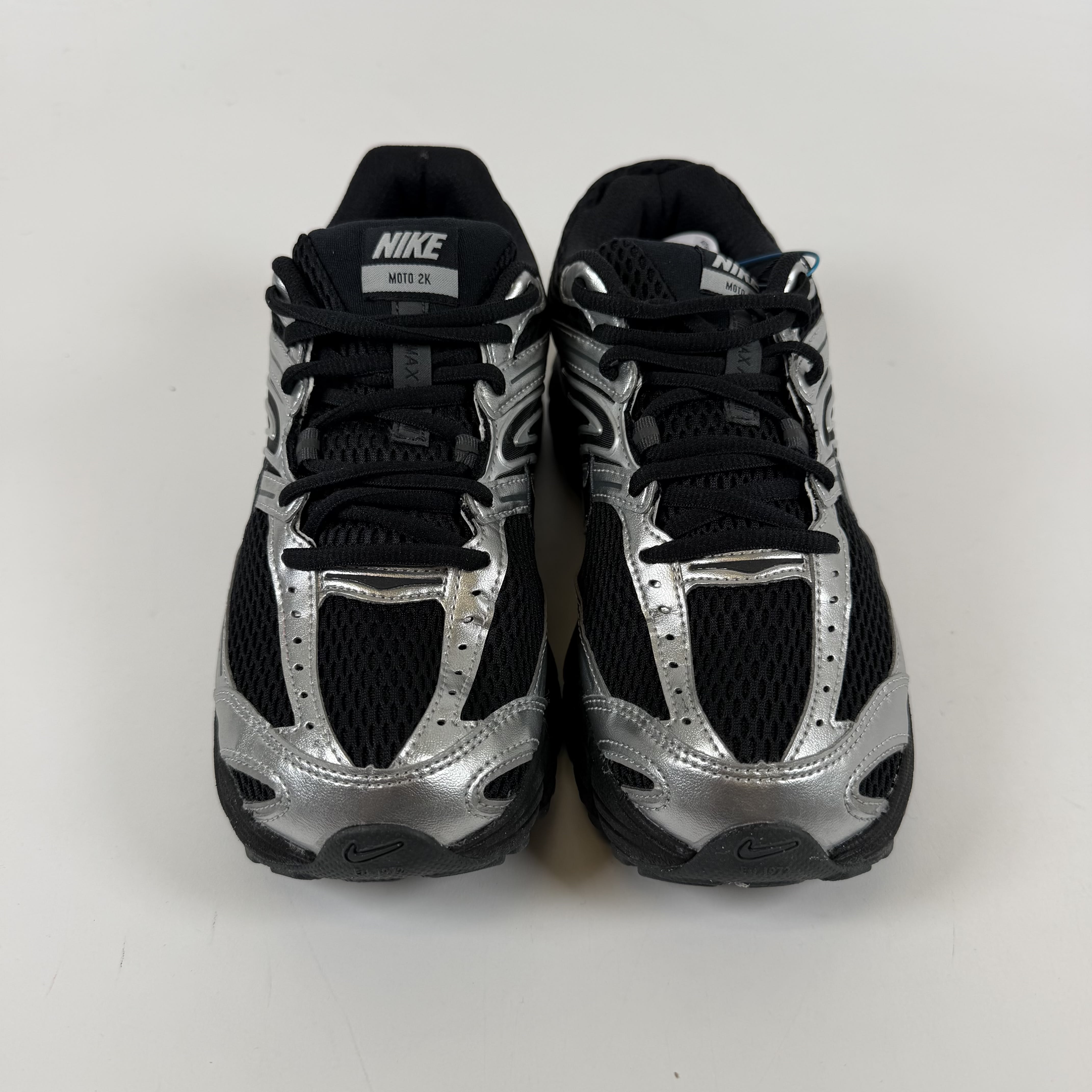 SP2539 Nike Air Max Moto 2K Black Metallic Silver (Women's)
