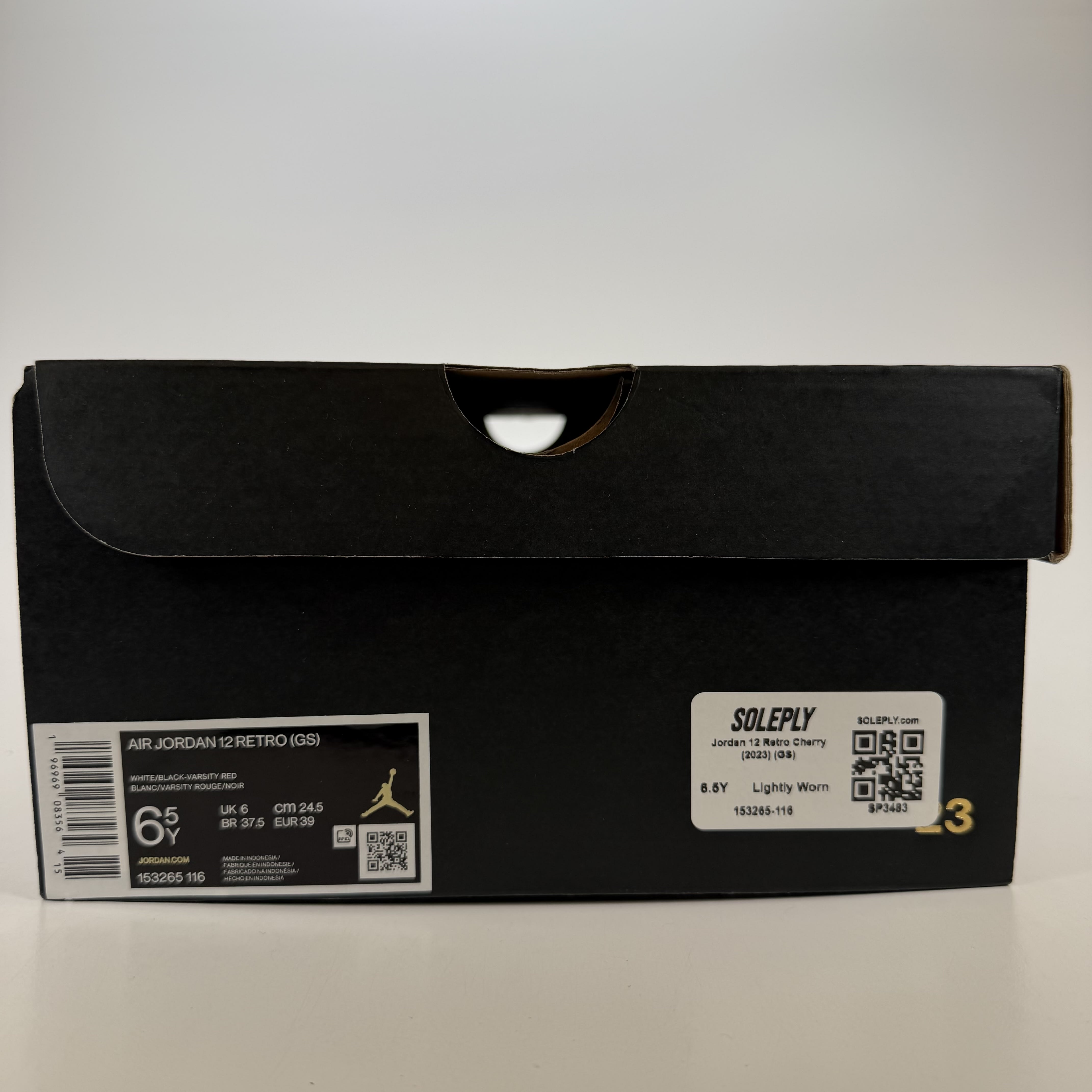SP3483 Jordan 12 Retro Cherry (2023) (GS)