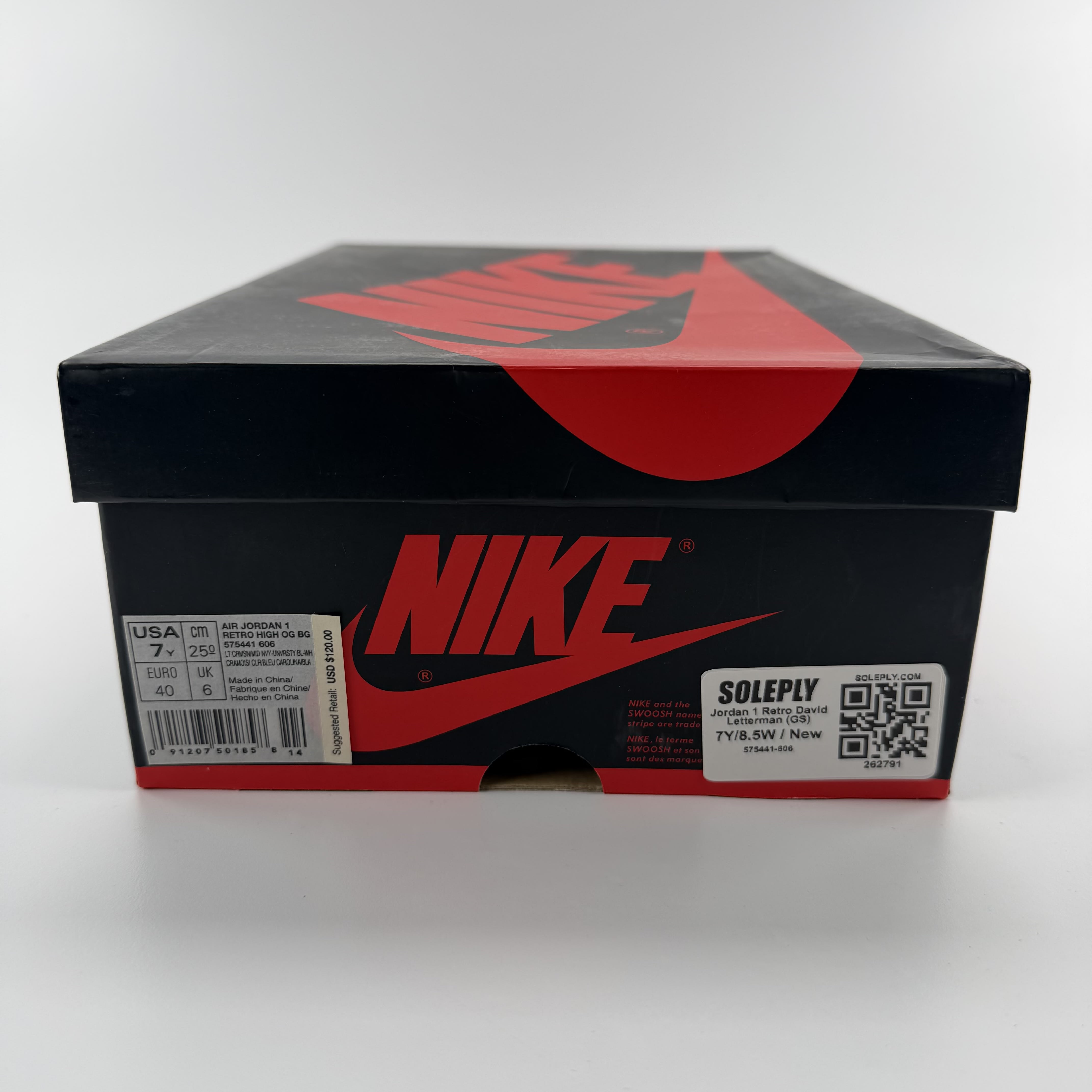 262791 Jordan 1 Retro David Letterman (GS)