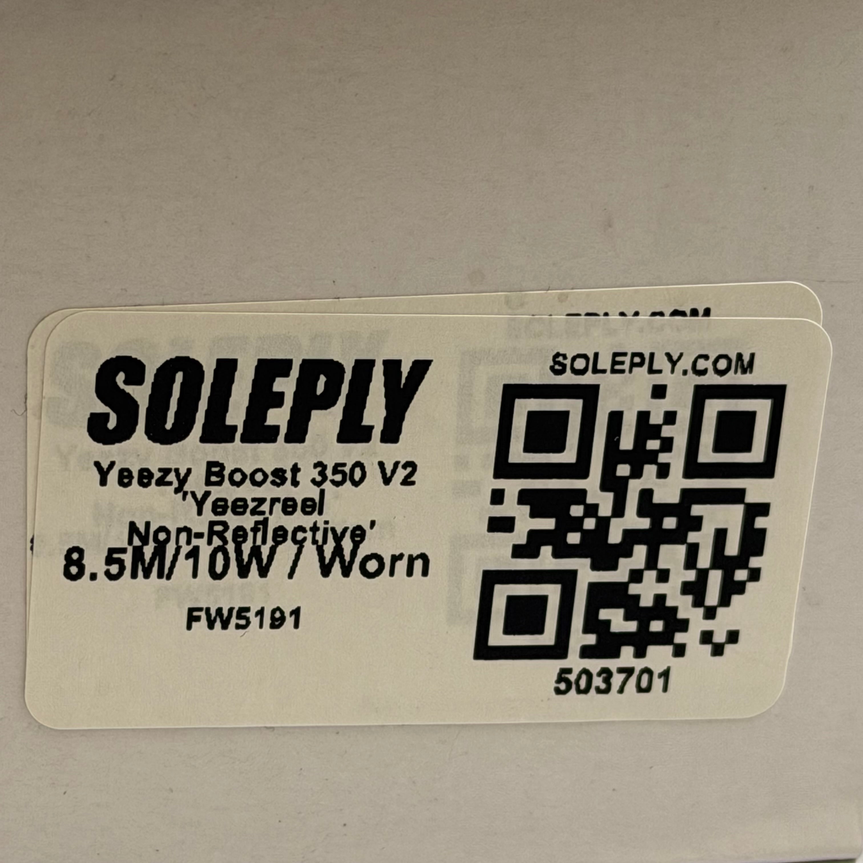 503701 Yeezy Boost 350 V2 'Yeezreel Non-Reflective'