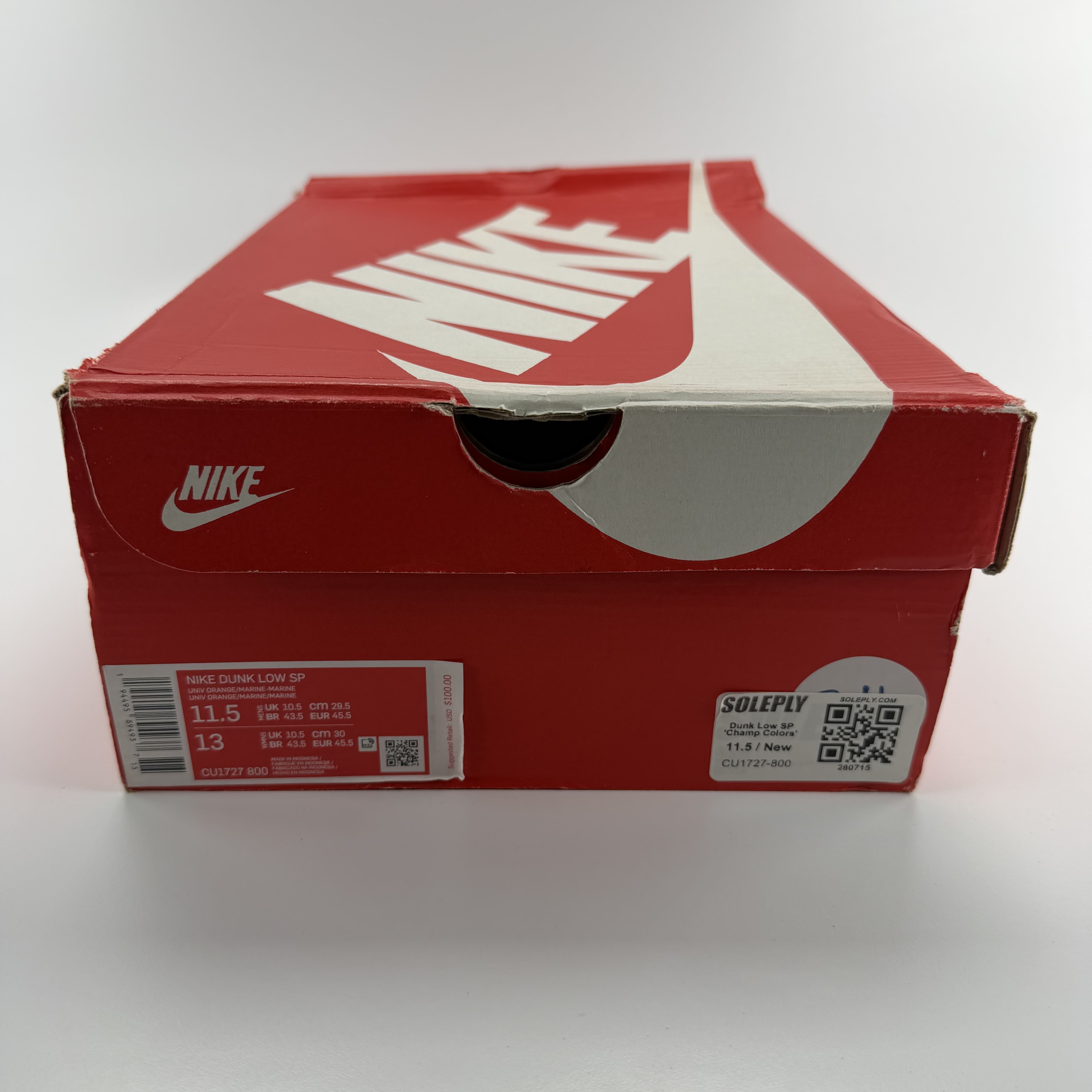 280715 Dunk Low SP 'Champ Colors'