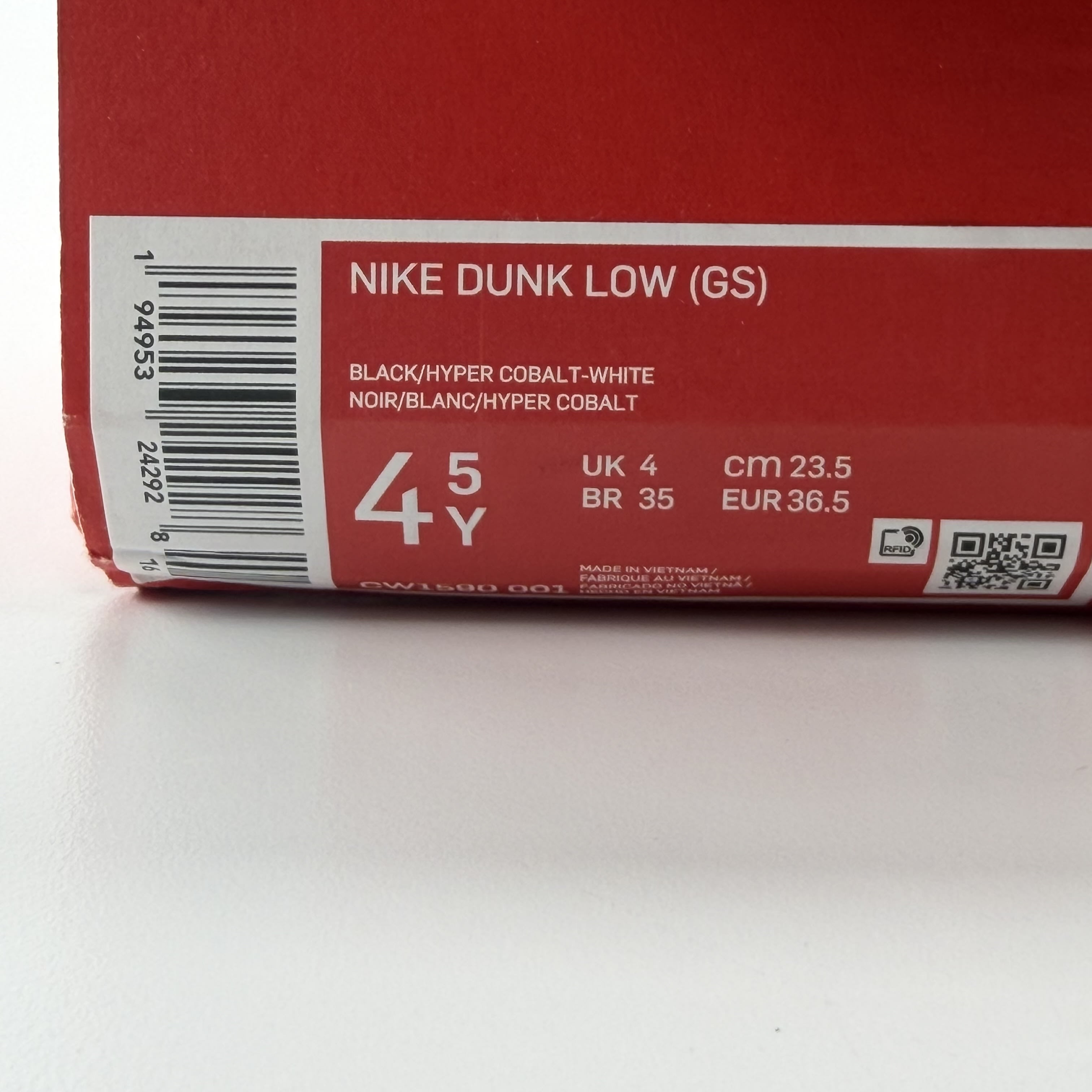 279805 Dunk Low GS 'Hyper Cobalt'