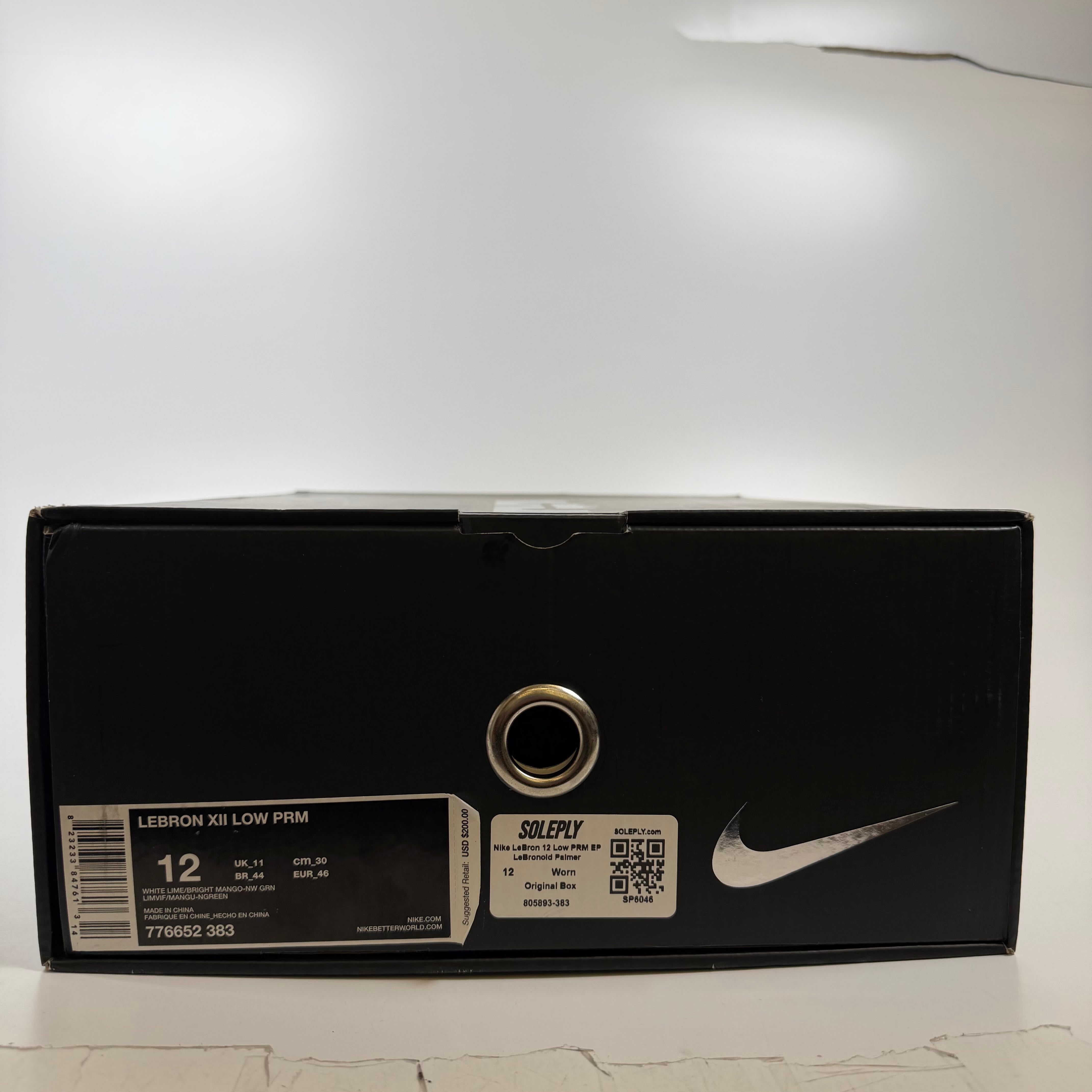 SP6046 Nike LeBron 12 Low PRM EP LeBronold Palmer