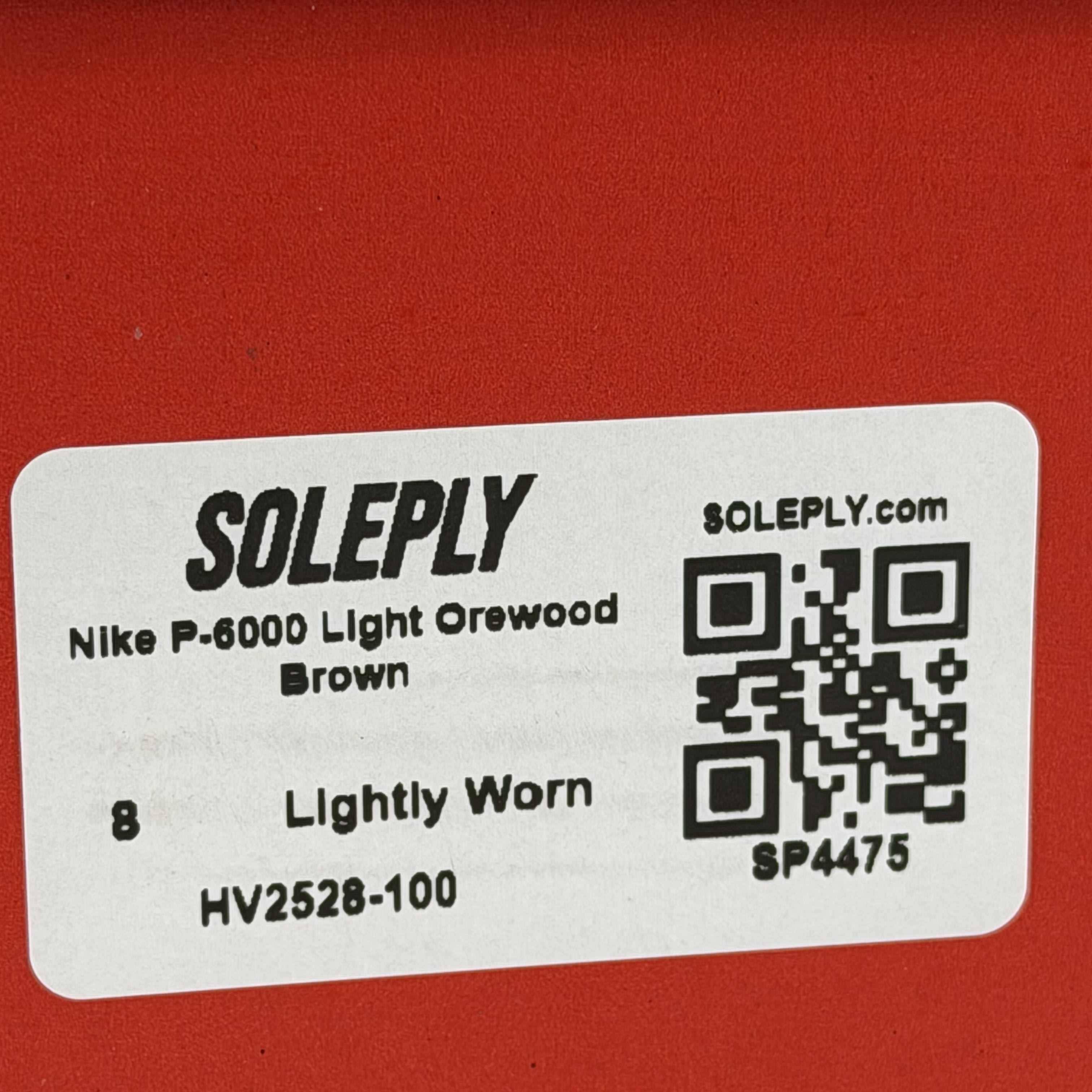 SP4475 Nike P-6000 Light Orewood Brown