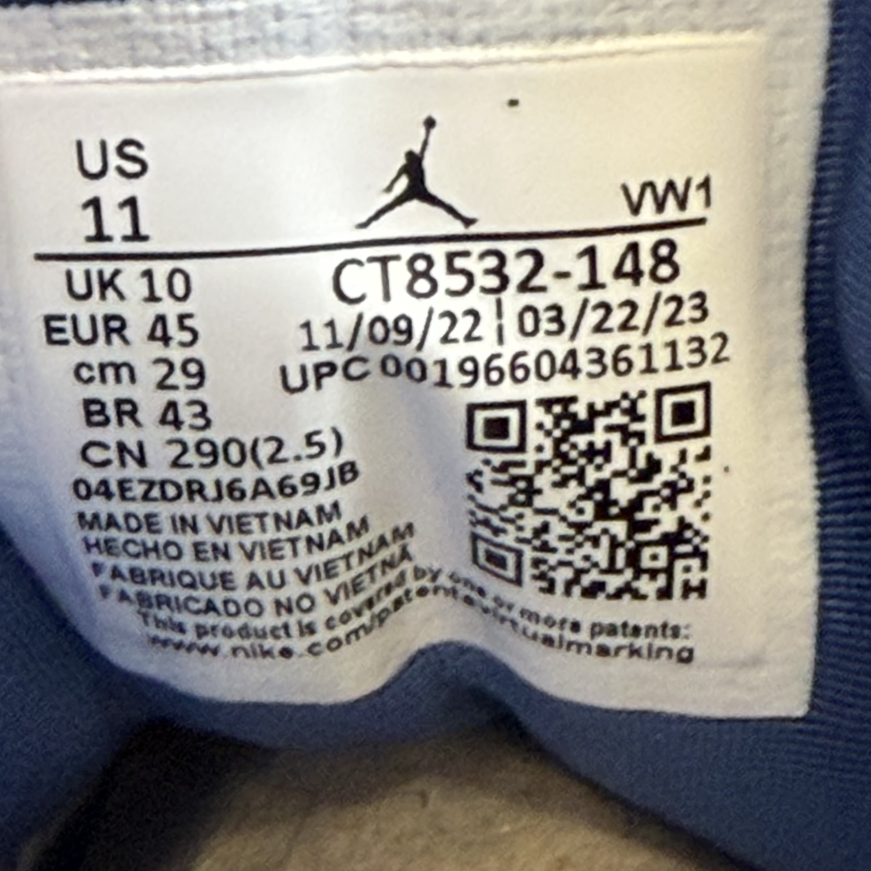 SP1043 Jordan 3 Retro Wizards