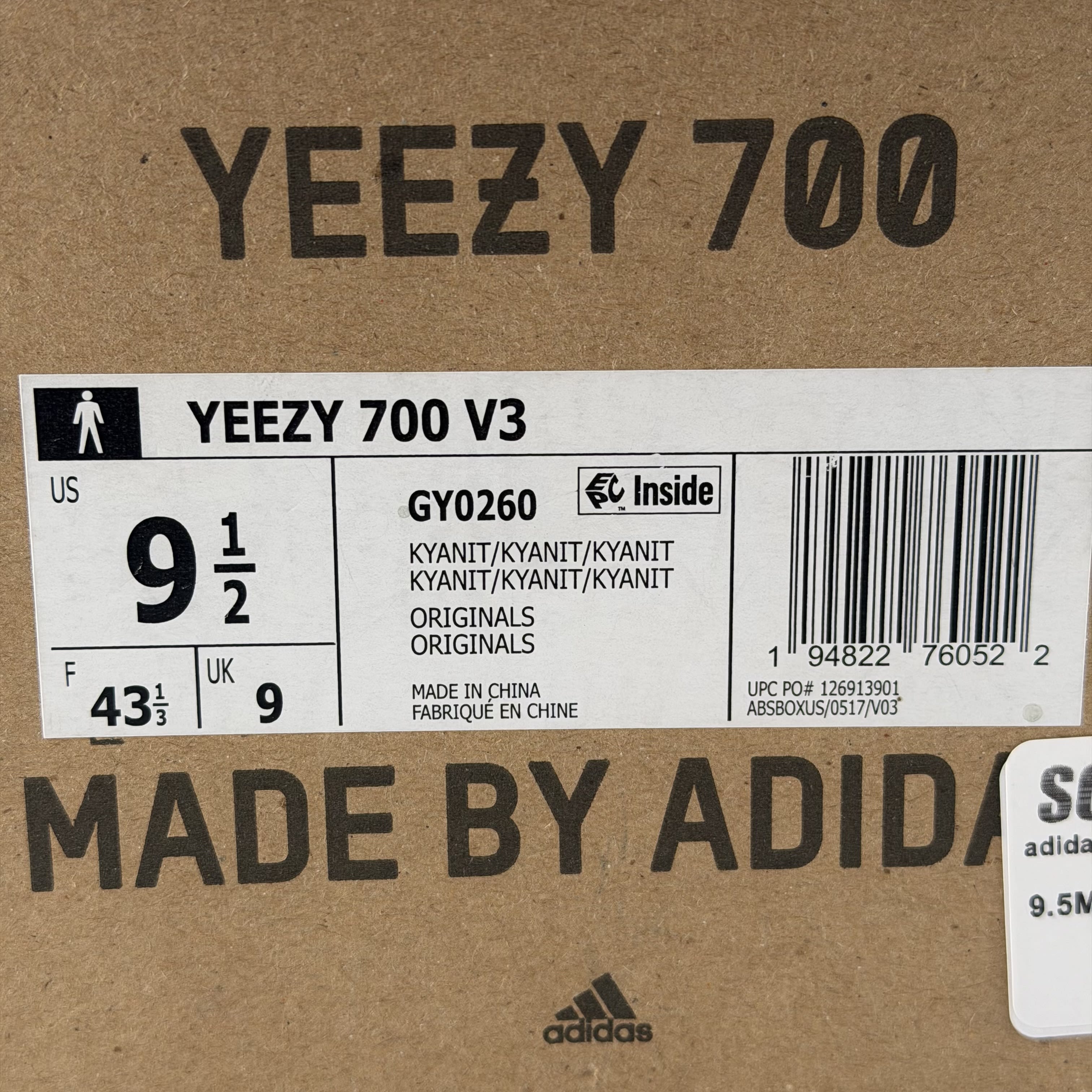 589009 adidas Yeezy 700 V3 Kyanite