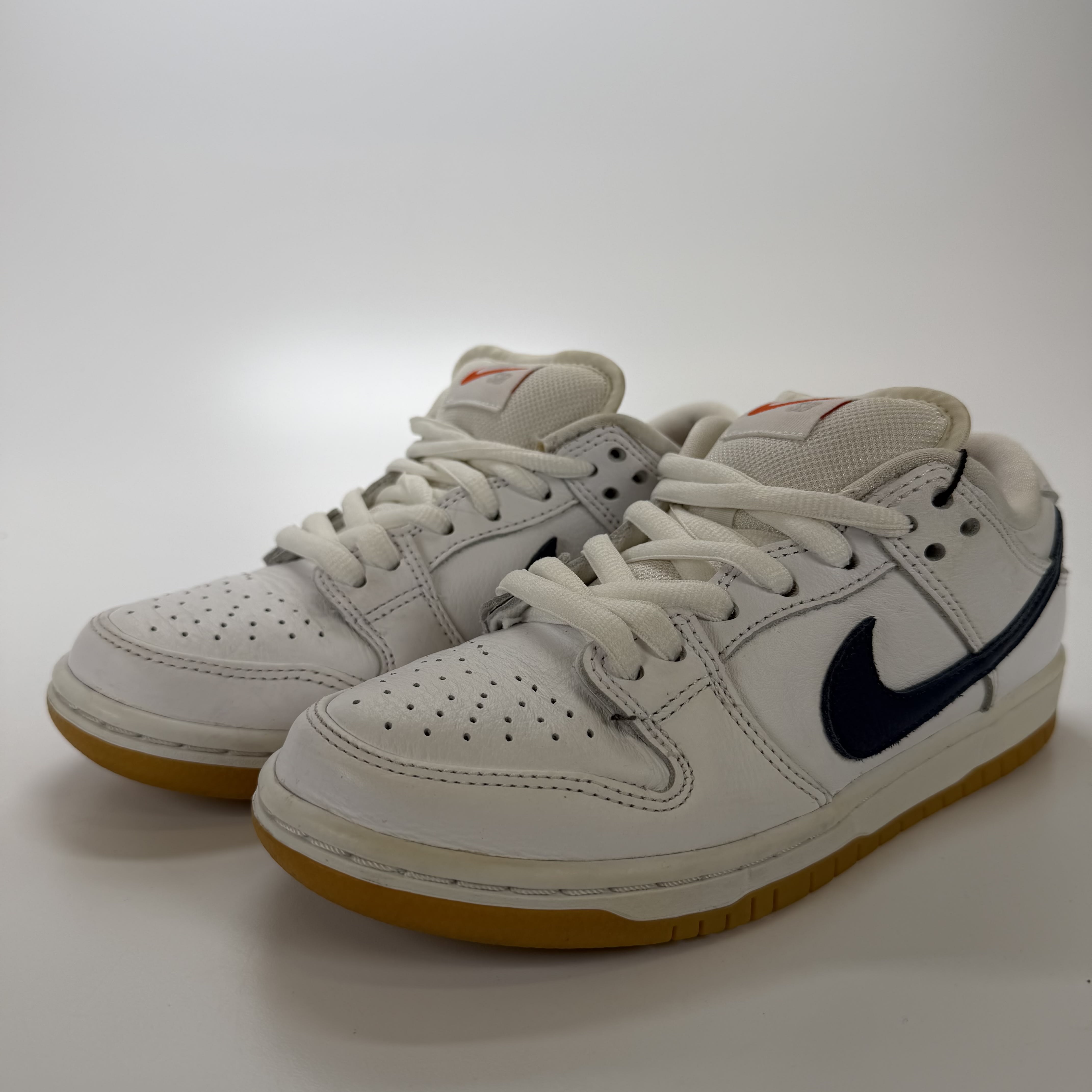 SP3446 Nike SB Dunk Low Orange Label White Navy
