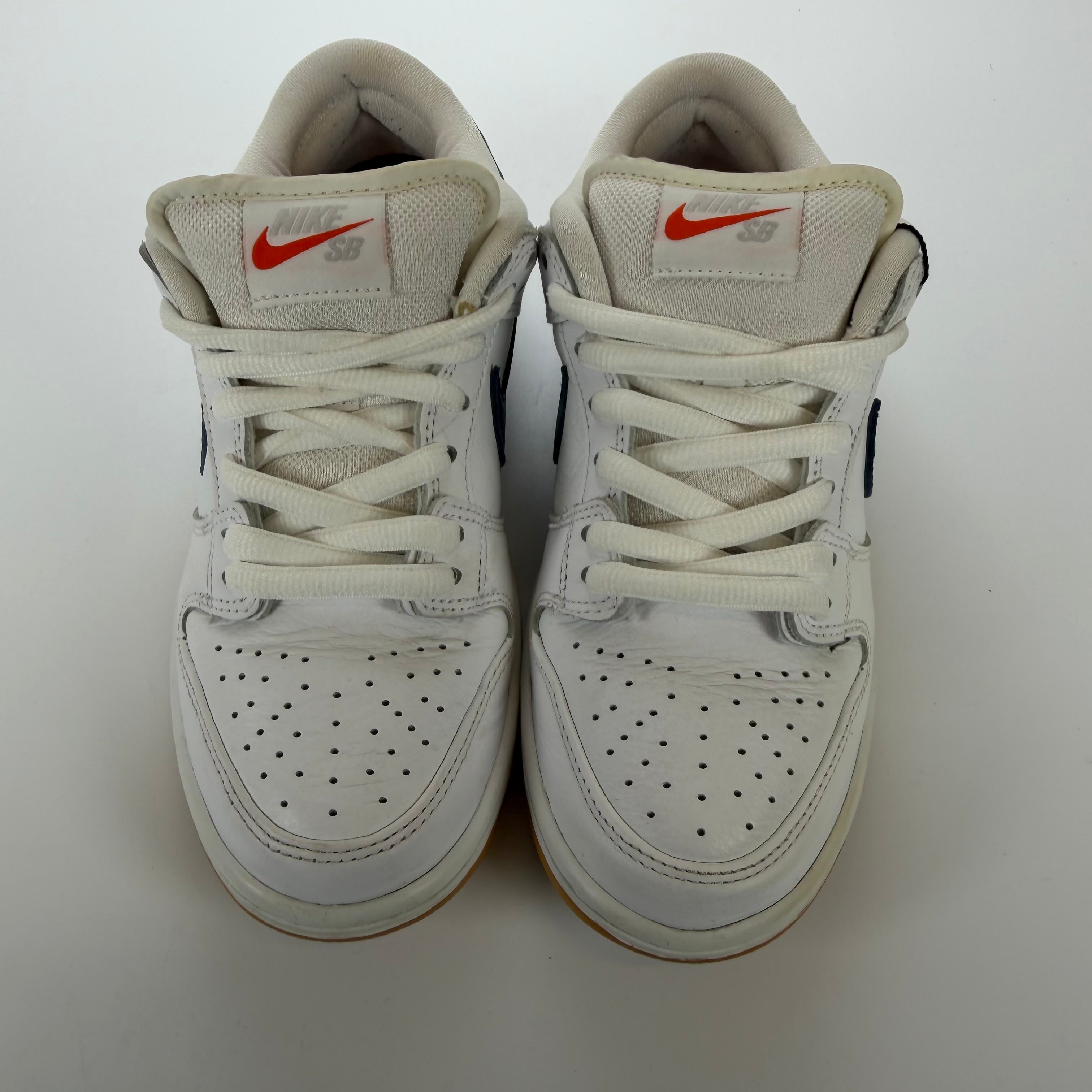 SP3446 Nike SB Dunk Low Orange Label White Navy