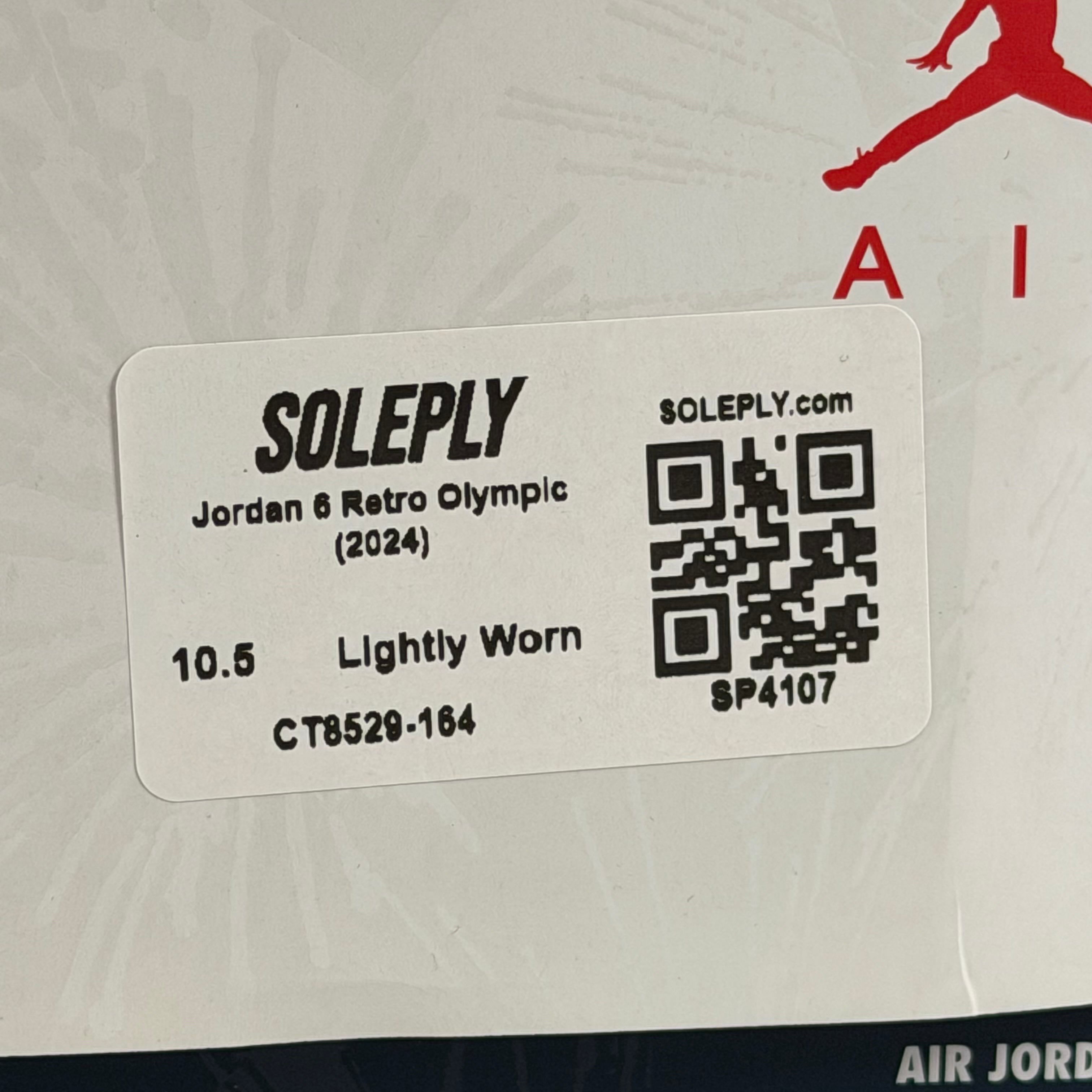 SP4107 Jordan 6 Retro Olympic (2024)