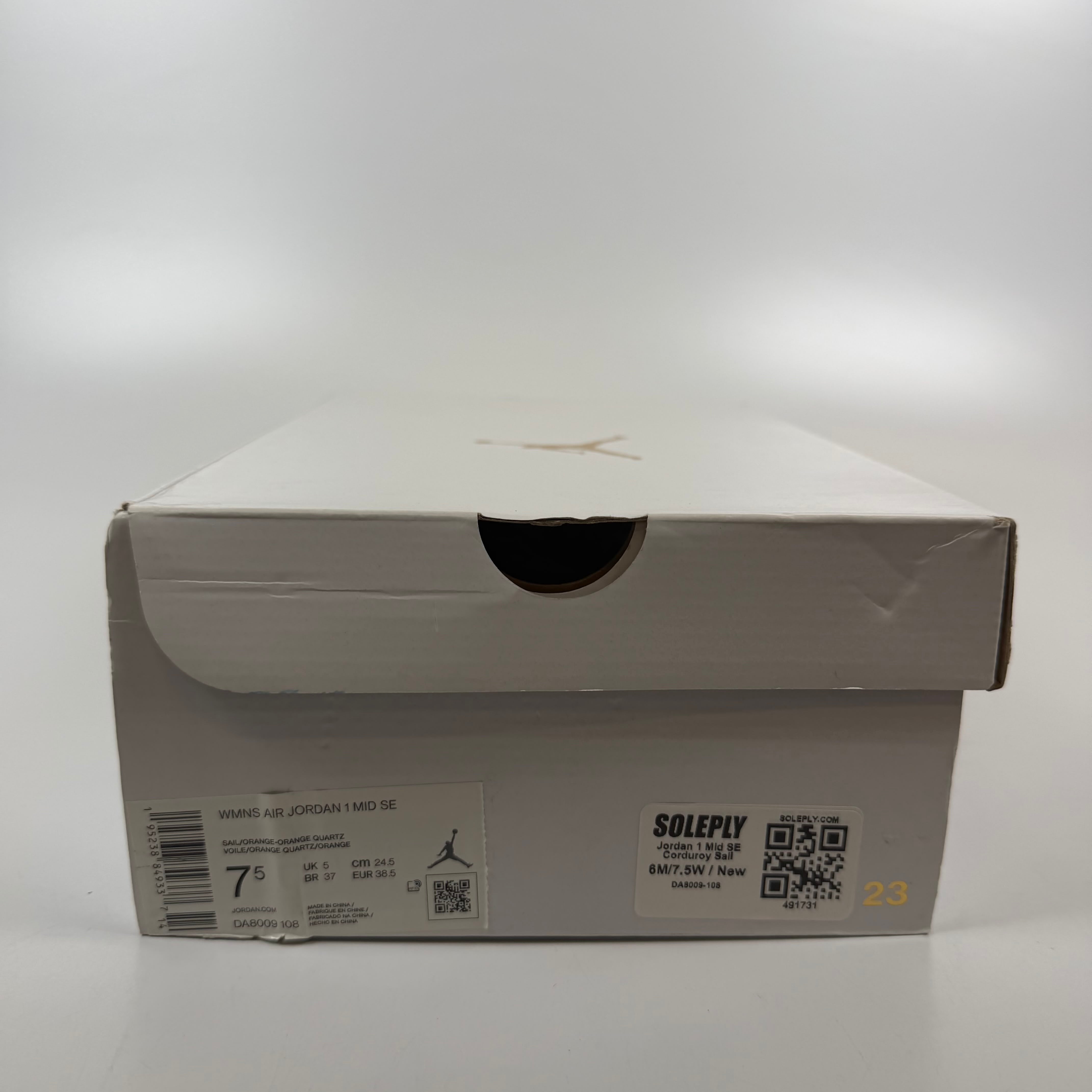 491731 Jordan 1 Mid SE Corduroy Sail