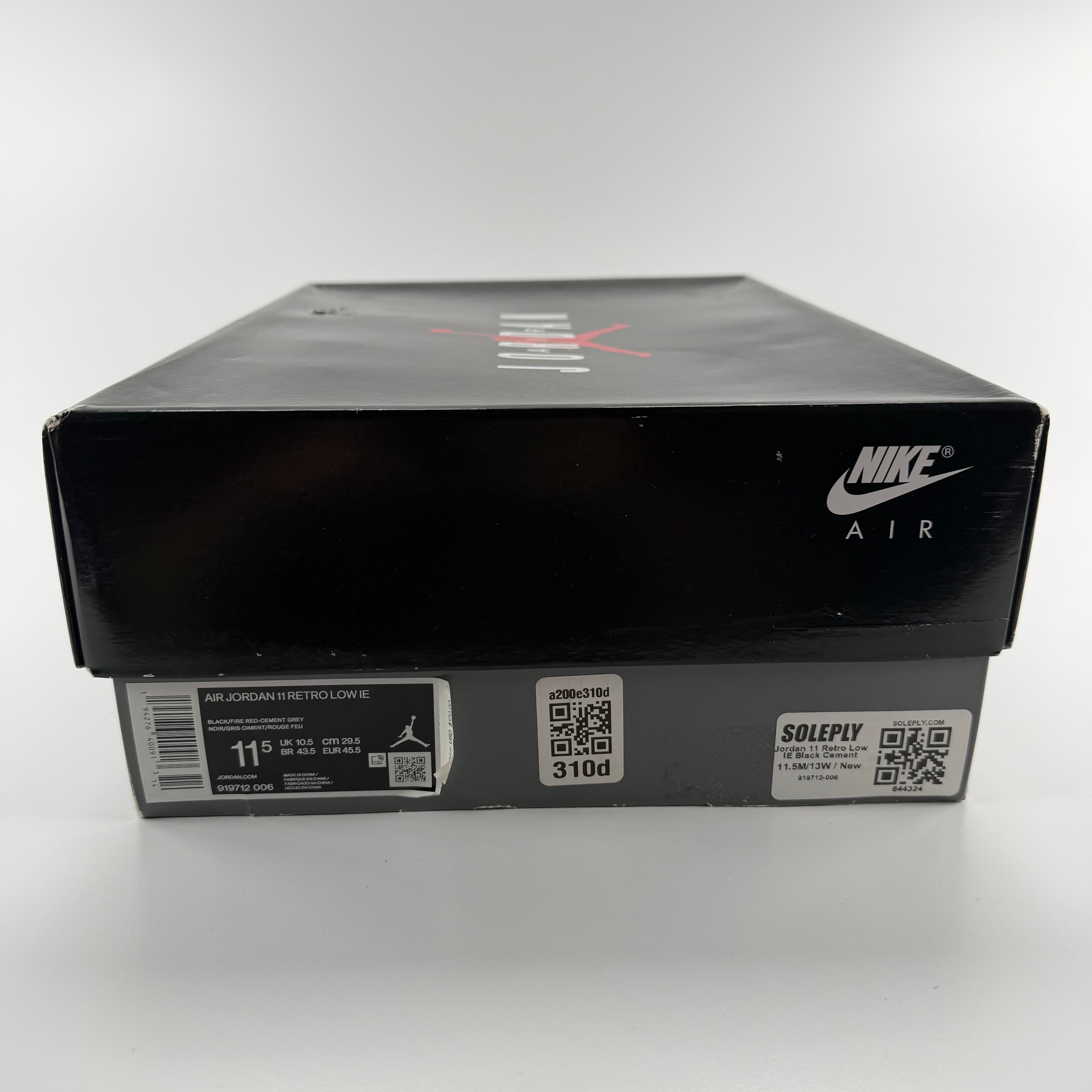 644324 Jordan 11 Retro Low IE Black Cement