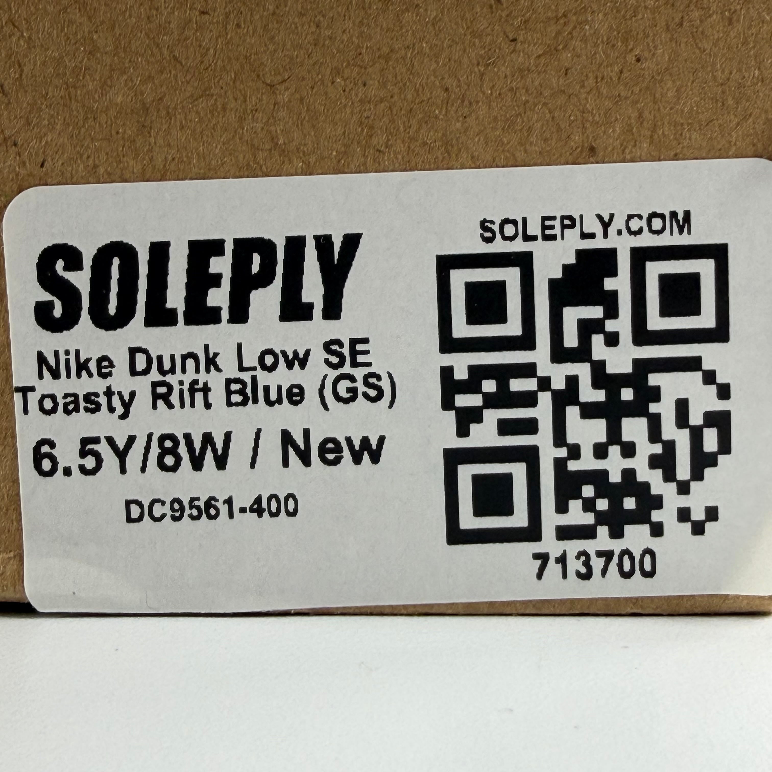 713700 Nike Dunk Low SE Toasty Rift Blue (GS)