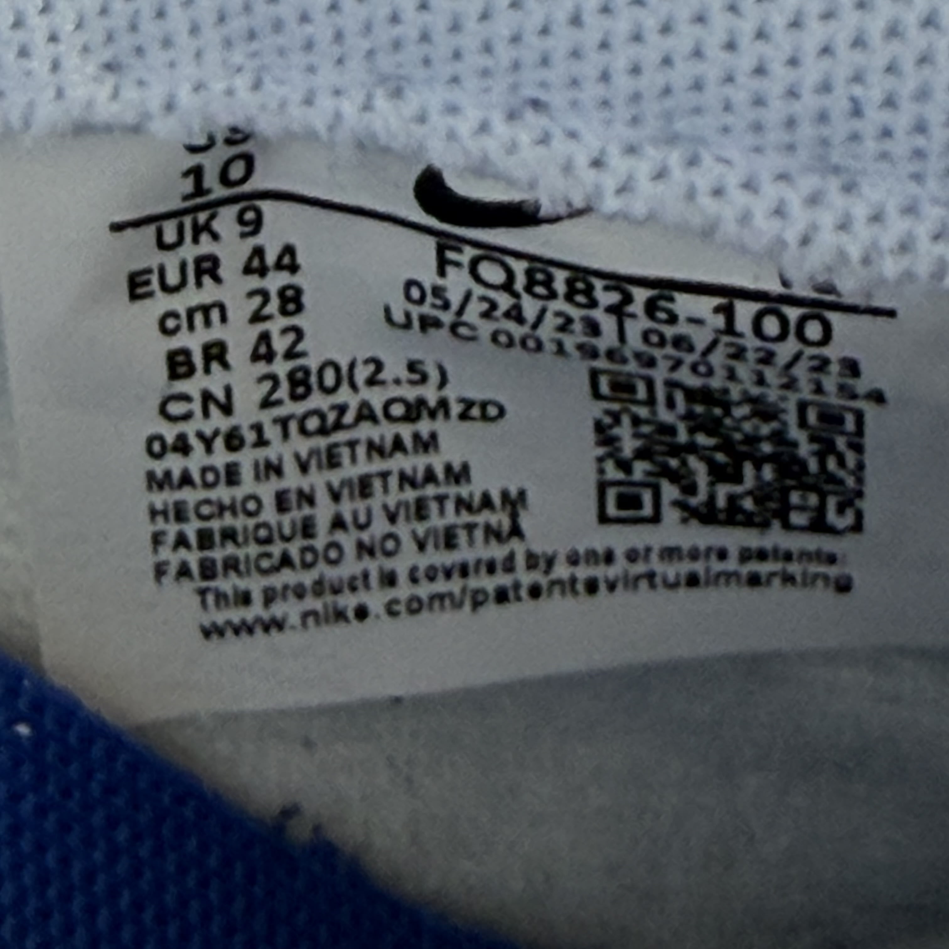 437144 Nike Dunk Low Game Royal Navy