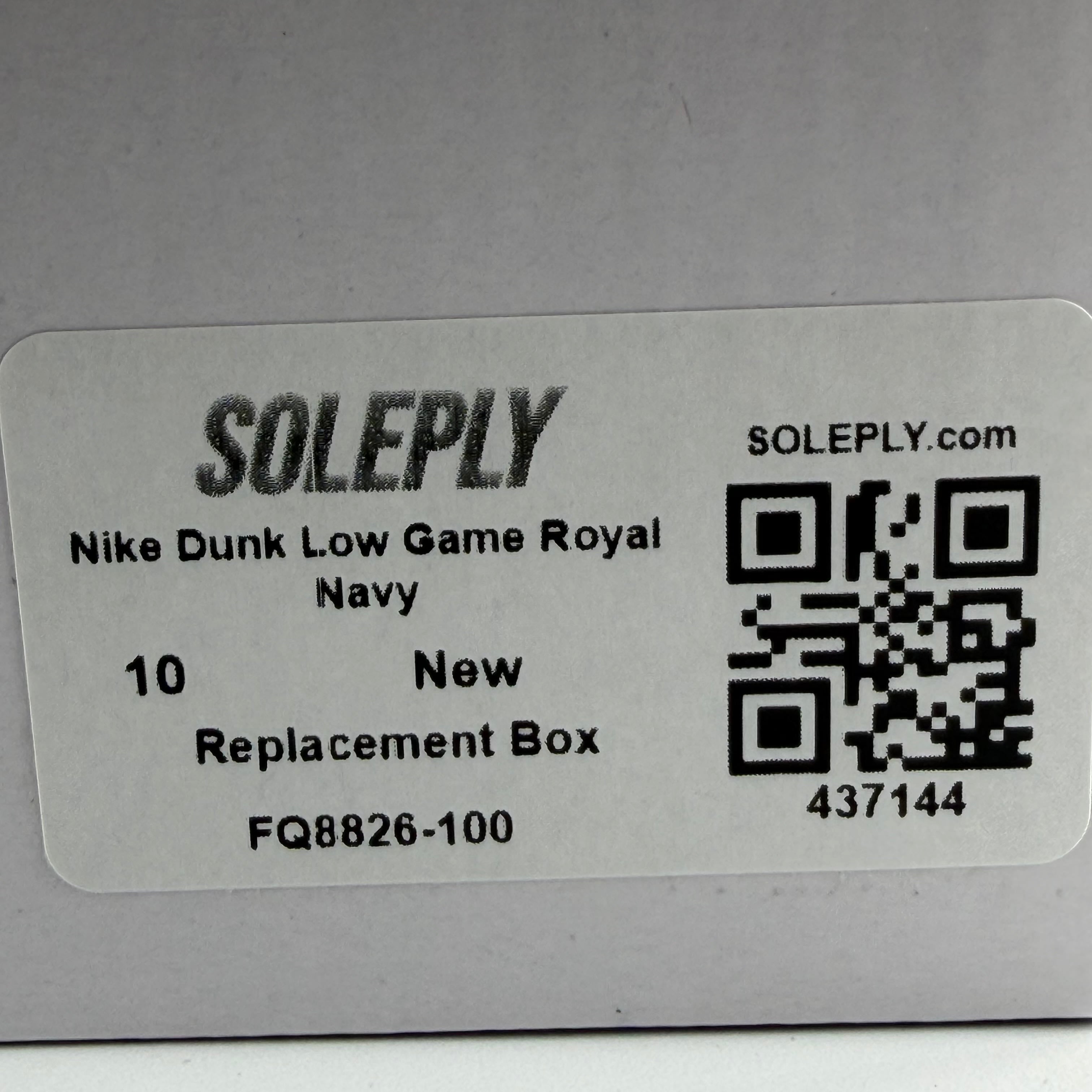437144 Nike Dunk Low Game Royal Navy