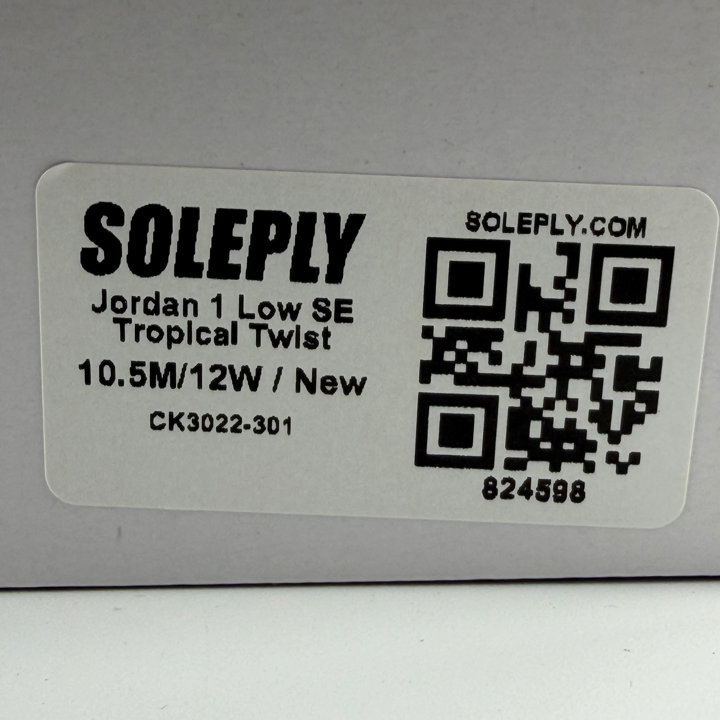 824598 Jordan 1 Low SE Tropical Twist