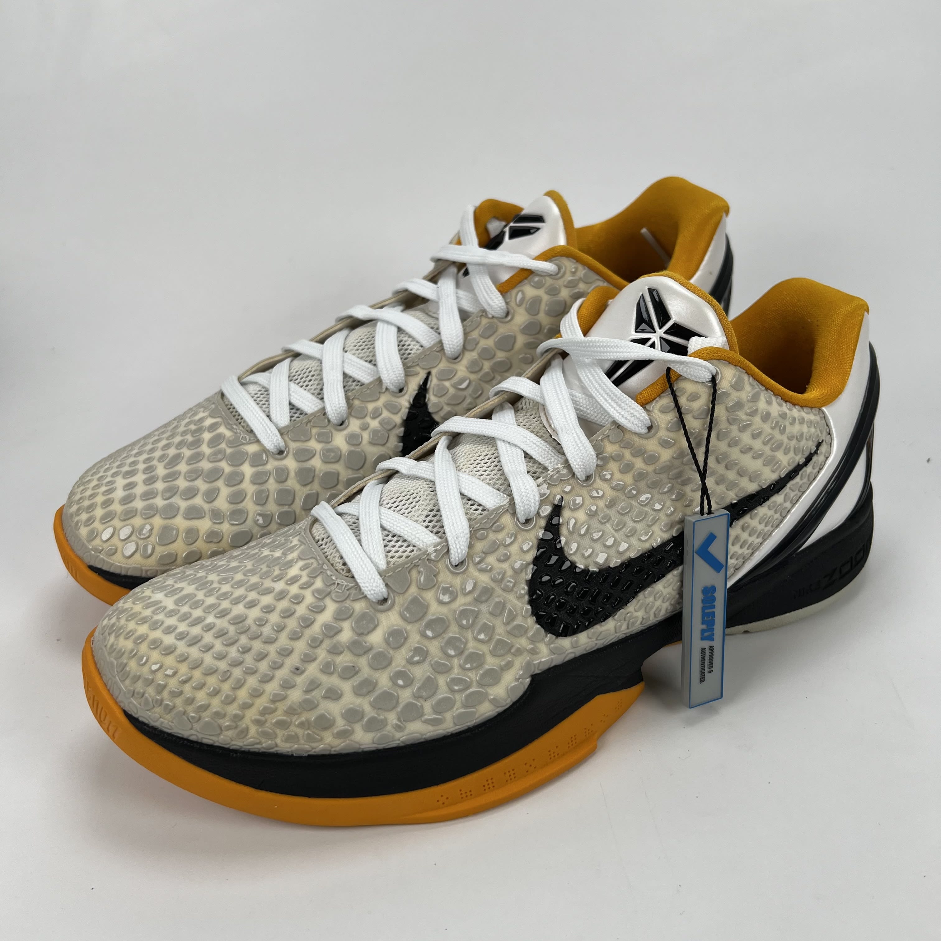 SP2683 Nike Zoom Kobe 6 White Del Sol