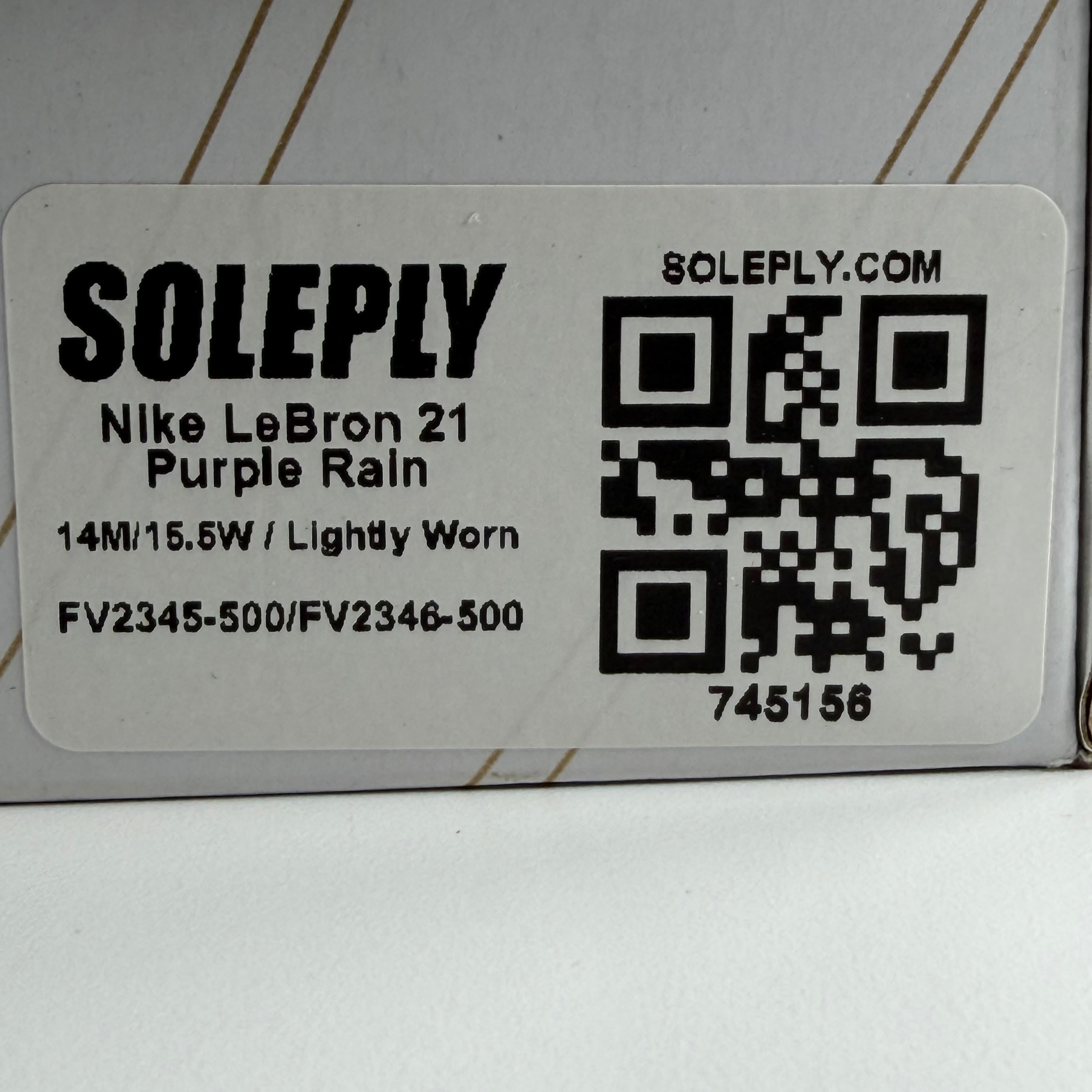 745156 Nike LeBron 21 Purple Rain