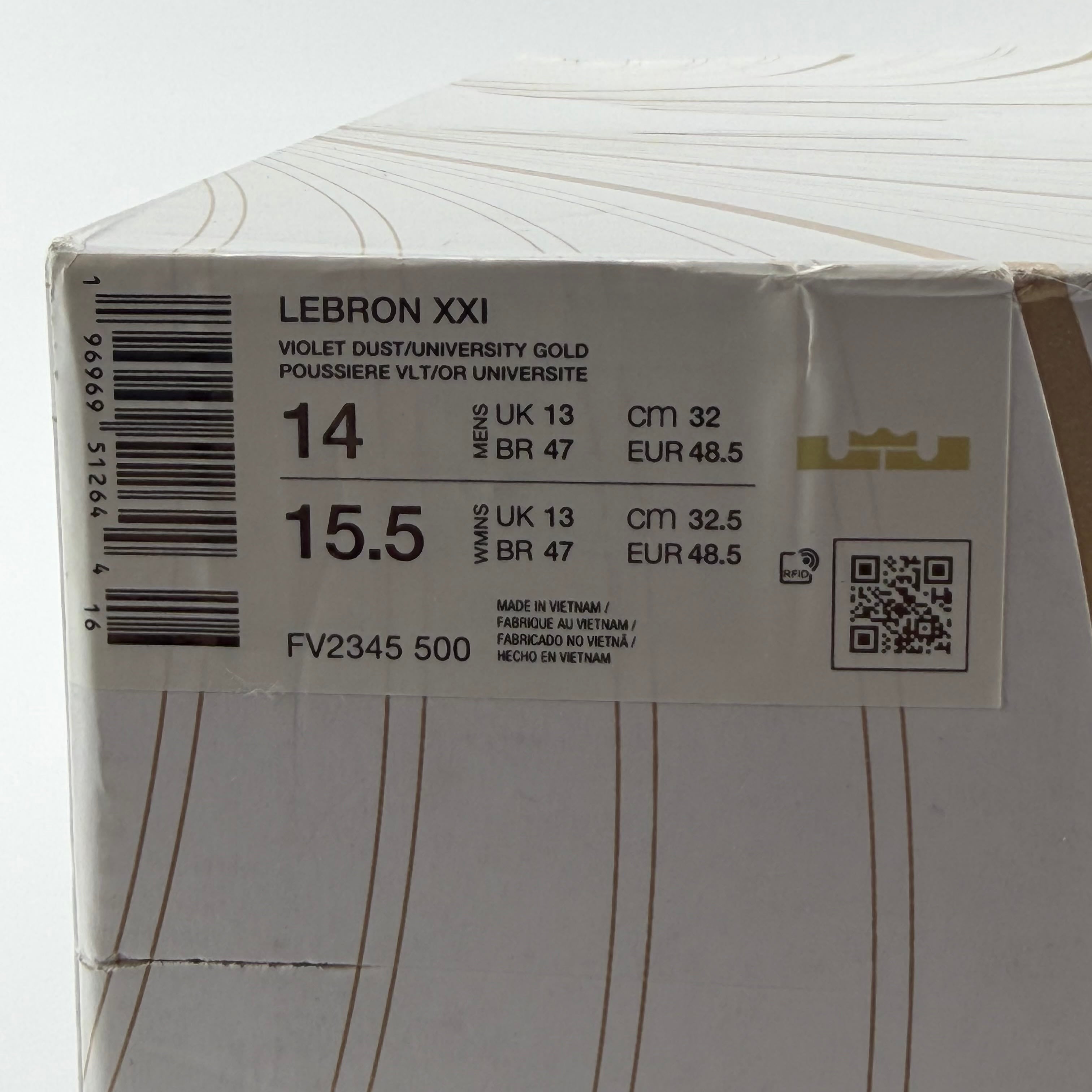 745156 Nike LeBron 21 Purple Rain