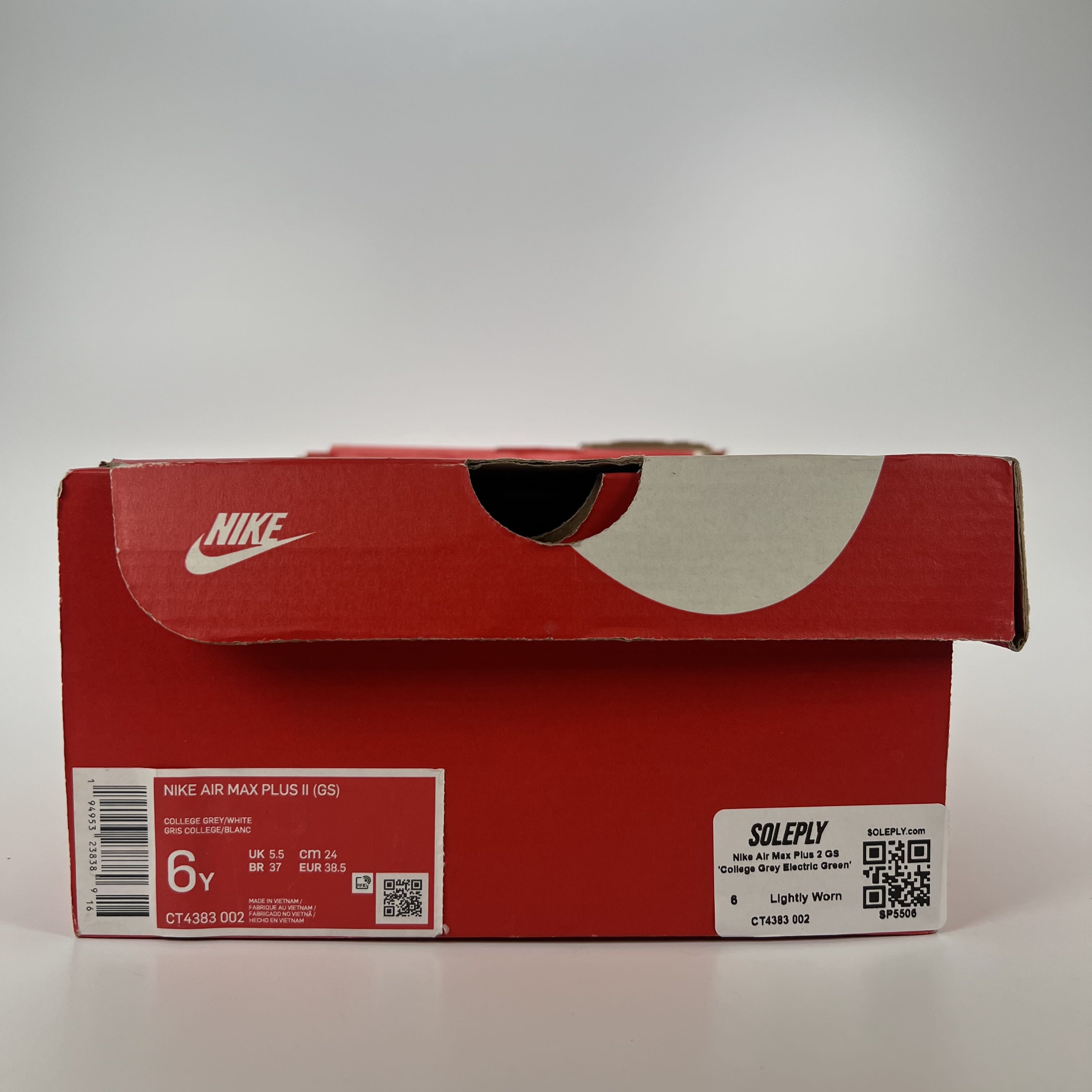 SP5506  Nike Air Max Plus 2 GS 'College Grey Electric Green'
