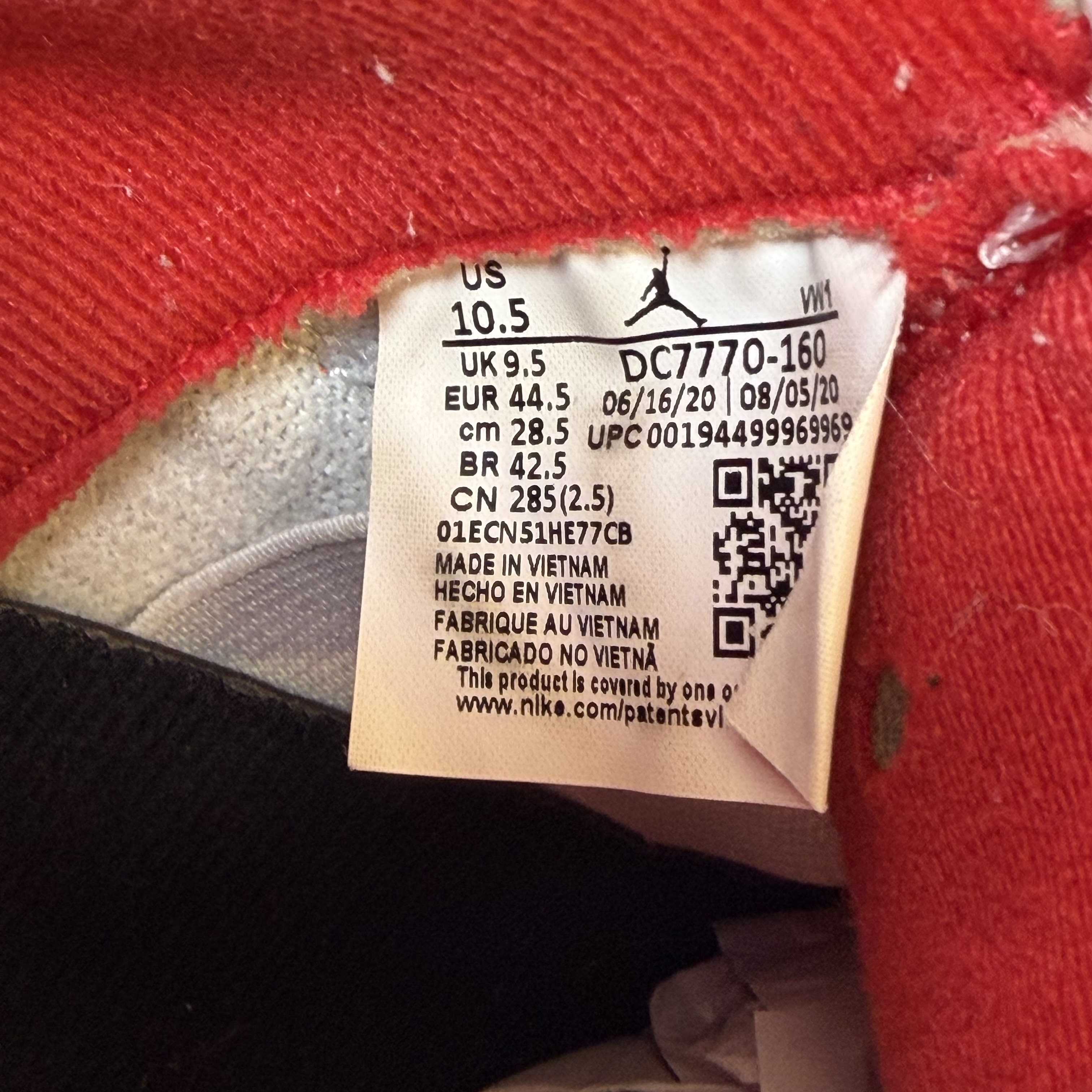 [SP7741] Jordan 4 Retro Fire Red (2020)