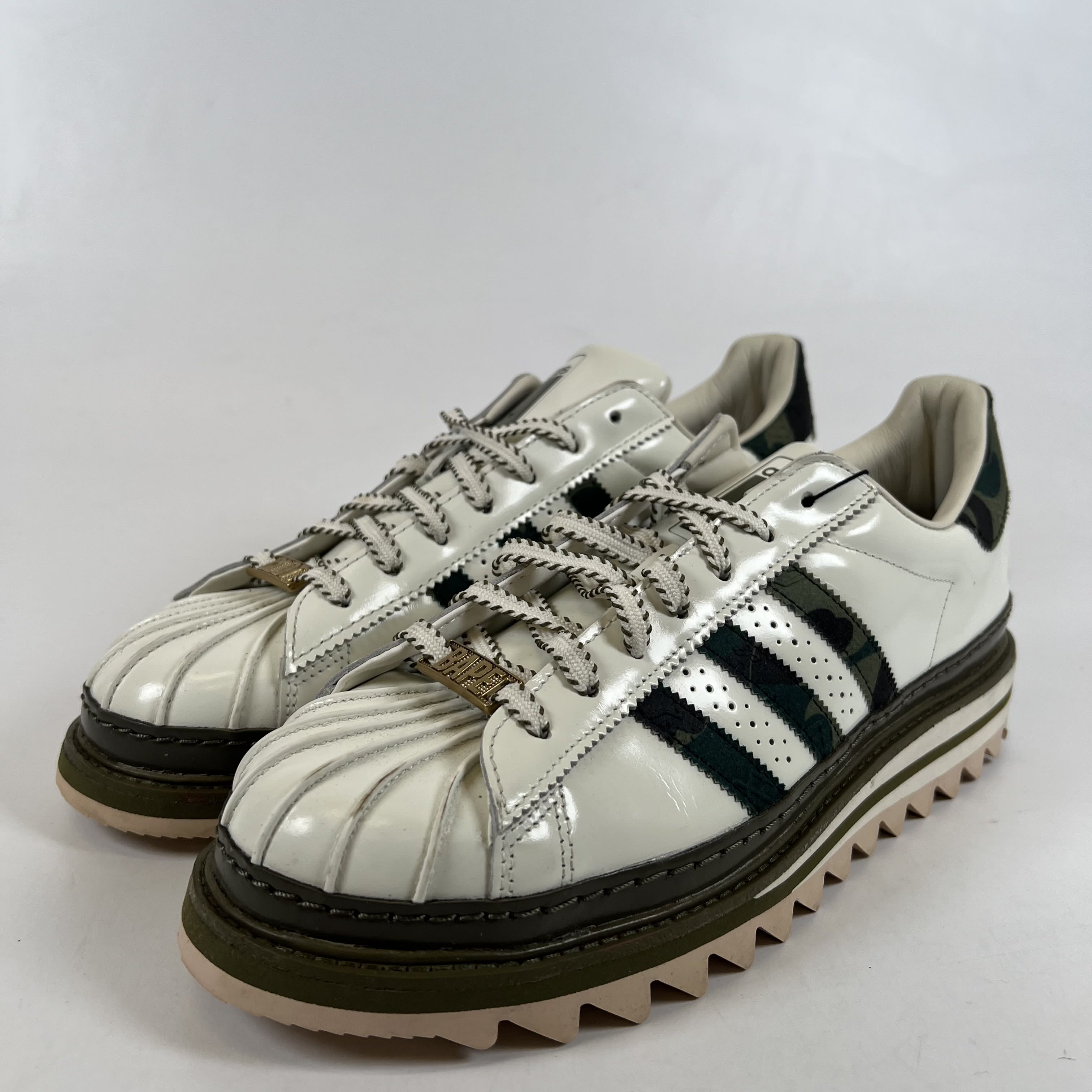 SP10519 adidas Superstar CLOT by Edison Chen x Bape Off White